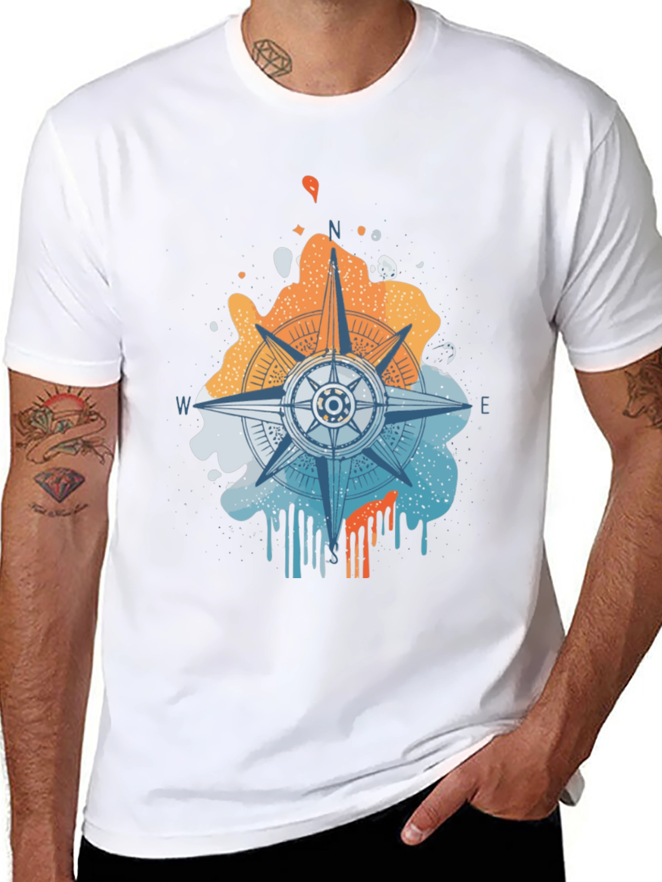 Compass Rose Graphic Tee - Adventure Ready