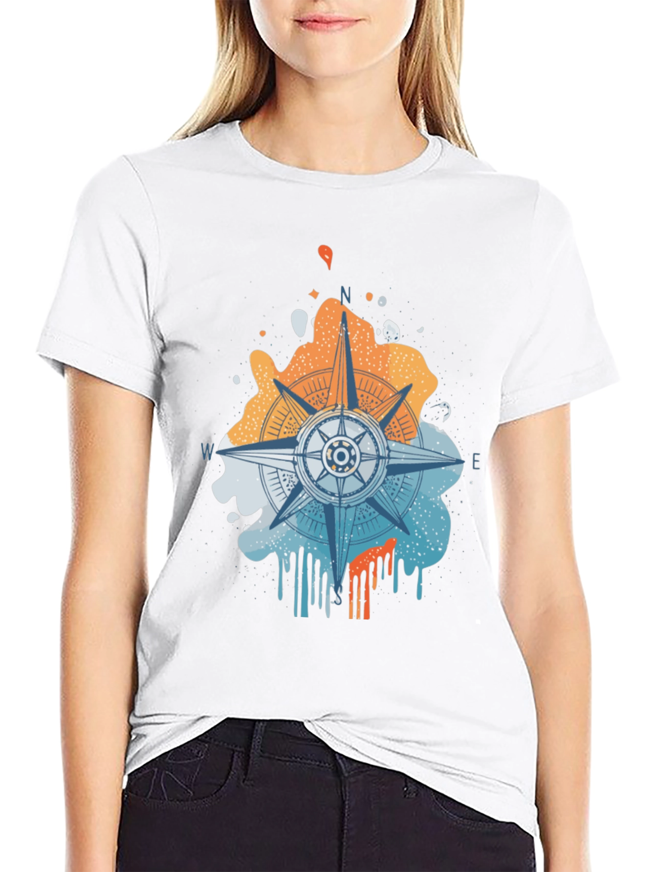 Compass Rose Graphic Tee - Adventure Ready