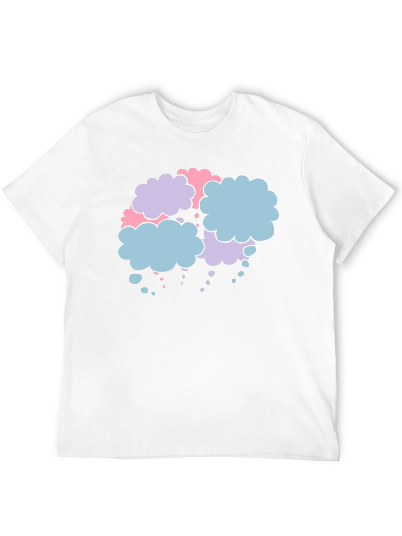 Cloud Bubble Graphic Tee - Soft Cotton Blend