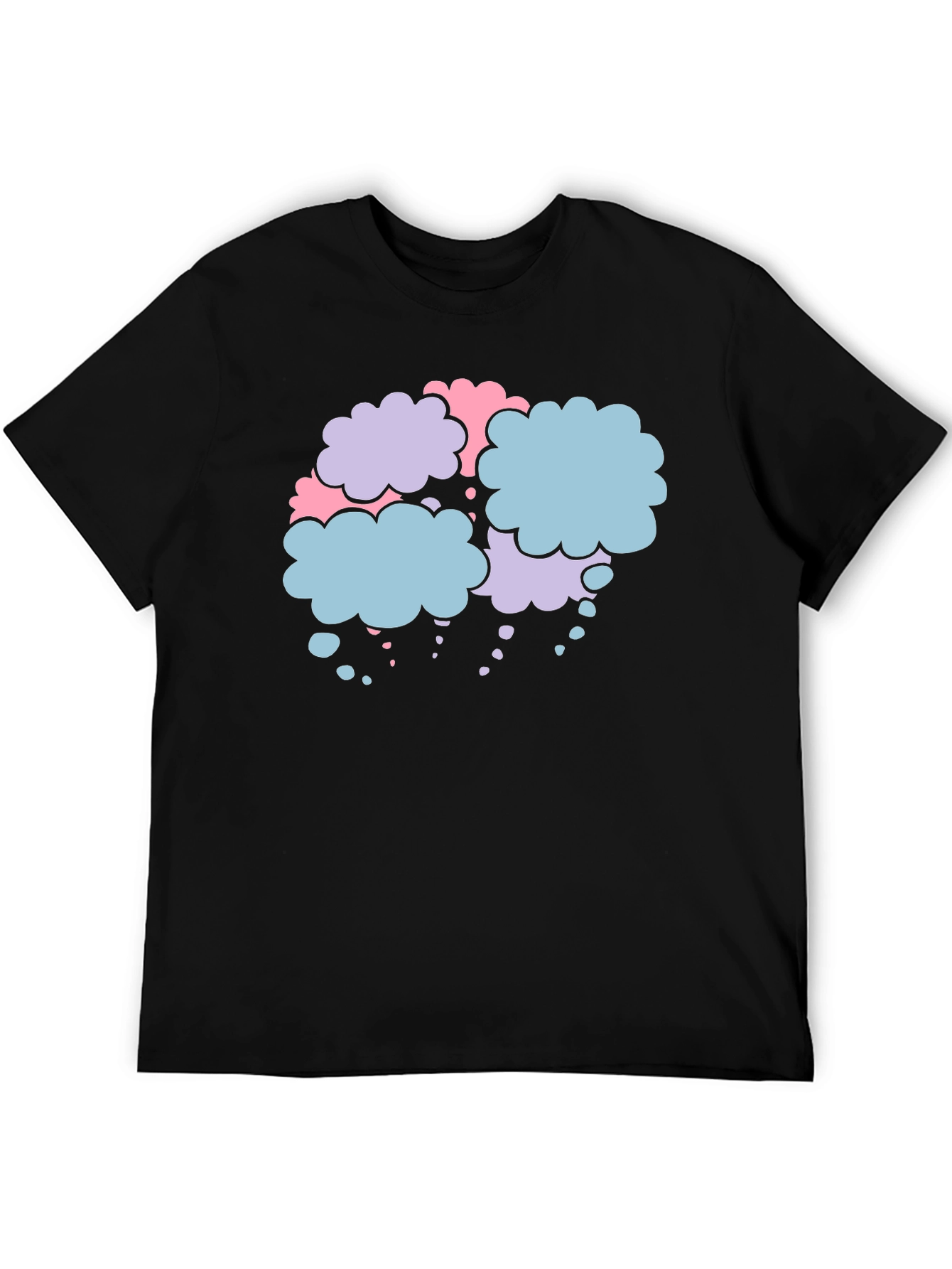 Cloud Bubble Graphic Tee - Soft Cotton Blend