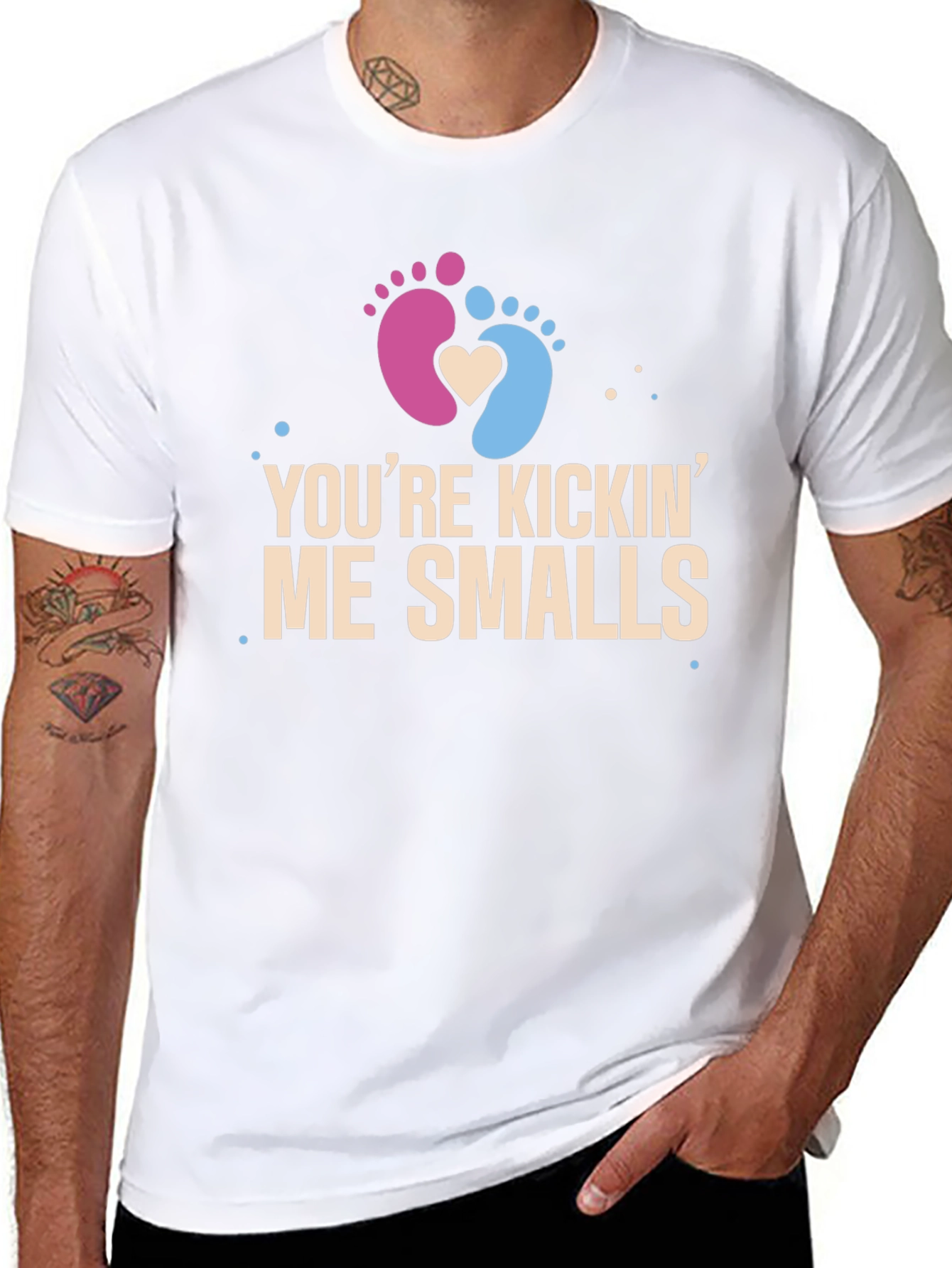 Youre Kickin Me Smalls Pregnancy T-Shirt