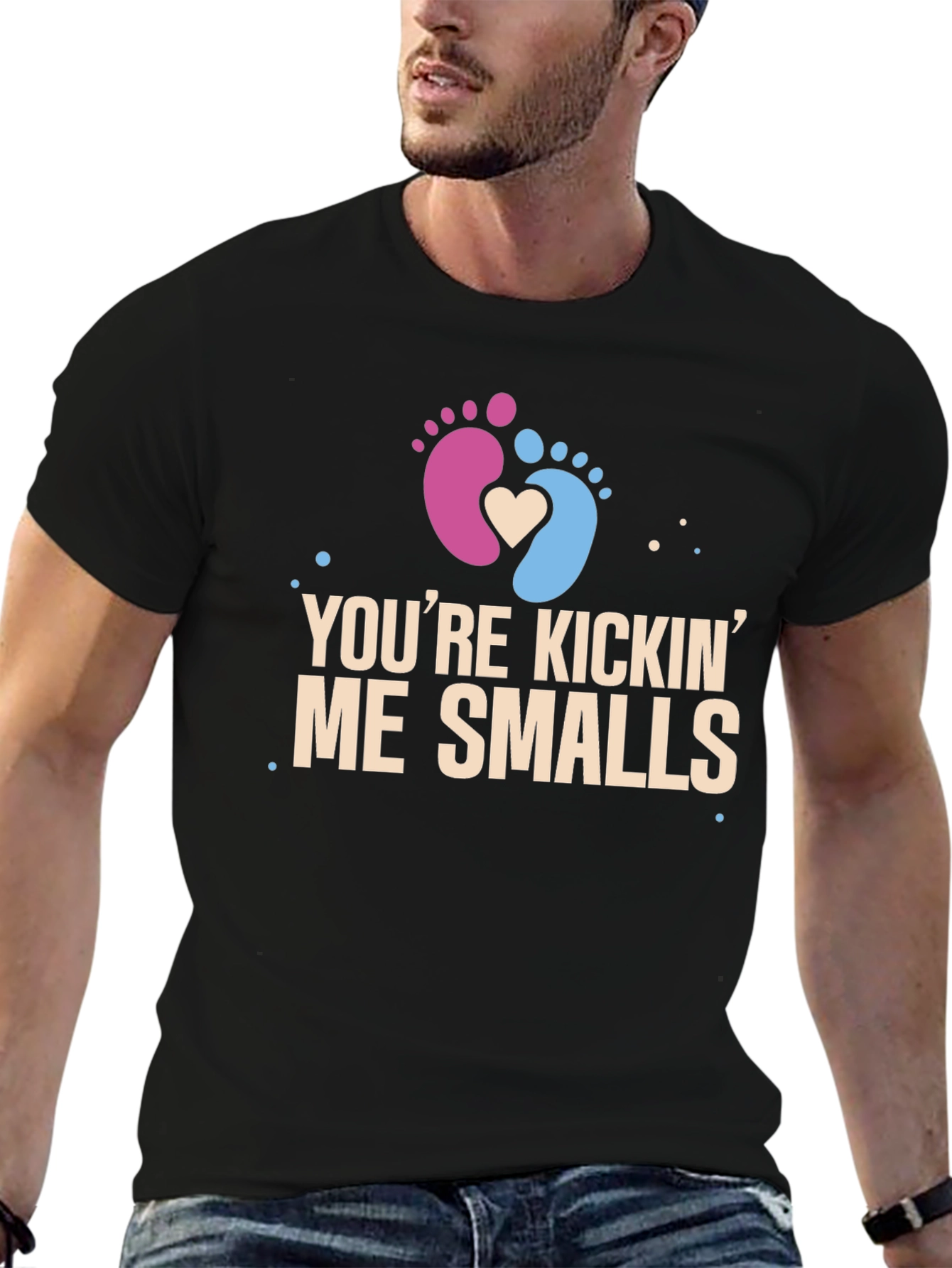 Youre Kickin Me Smalls Pregnancy T-Shirt