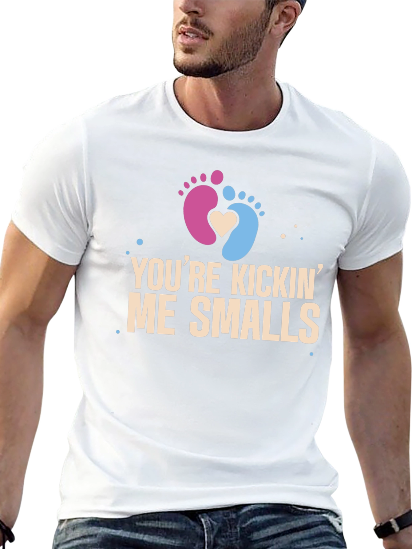 Youre Kickin Me Smalls Pregnancy T-Shirt