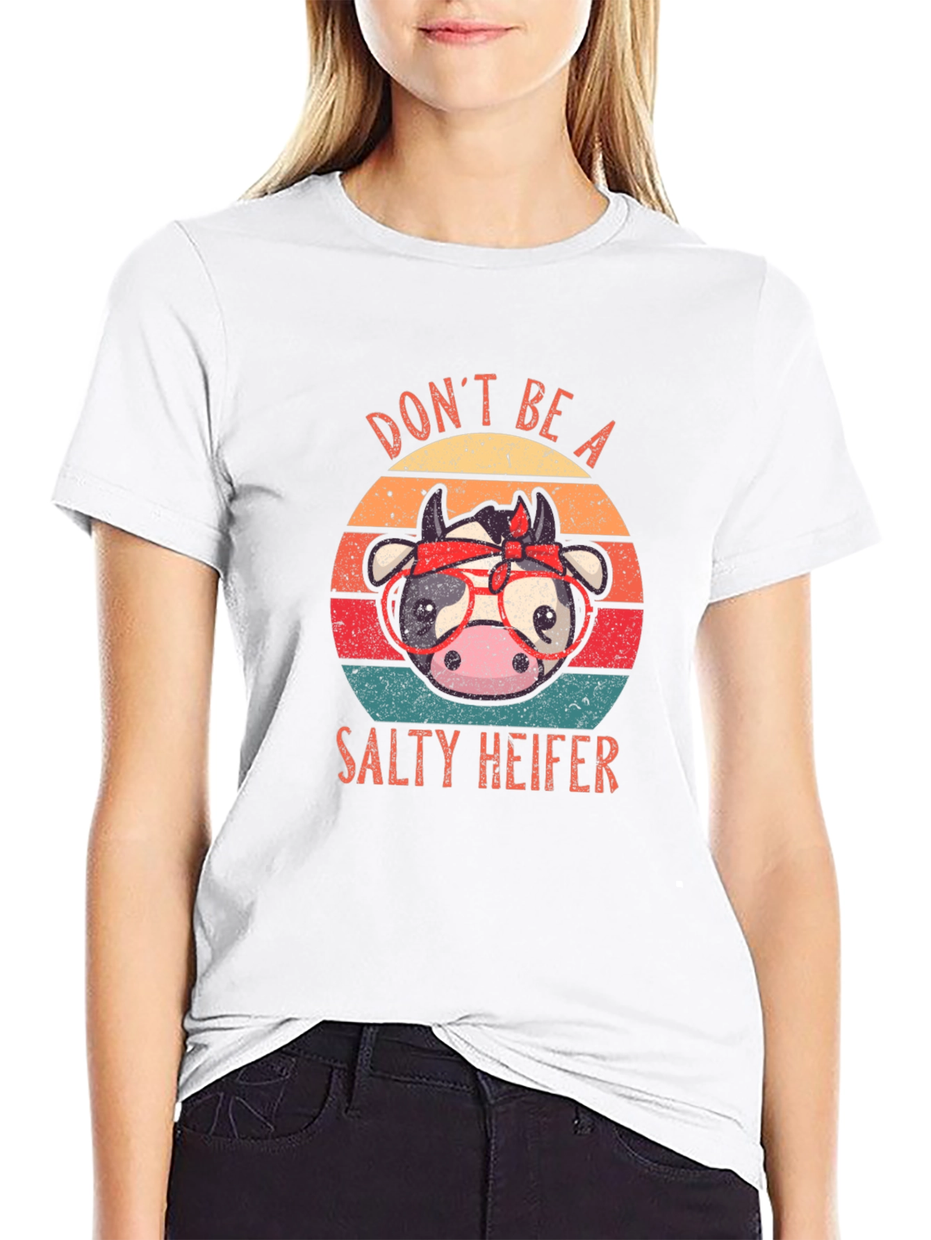 Salty Heifer T-Shirt - Funny Cow Tee
