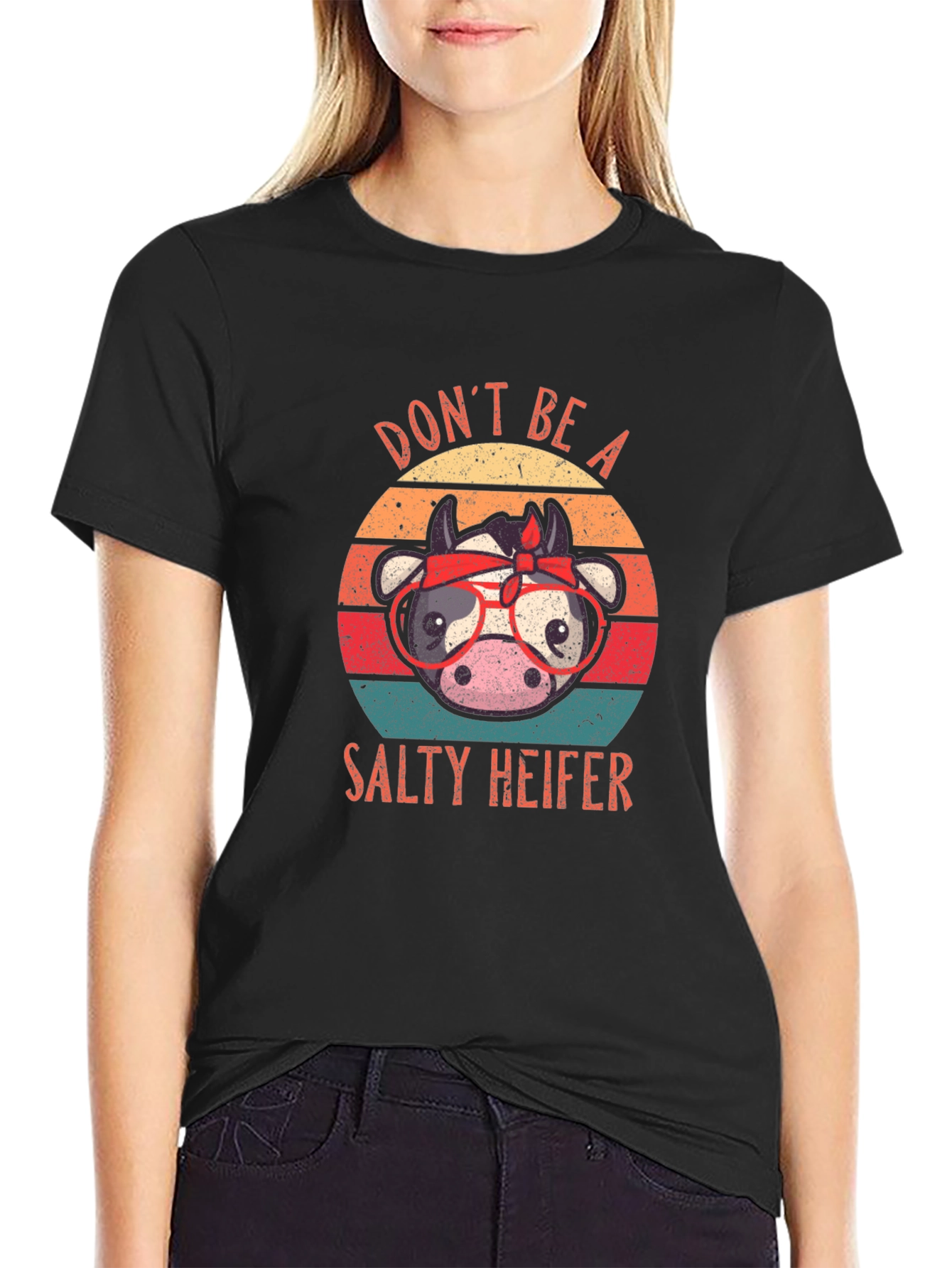 Salty Heifer T-Shirt - Funny Cow Tee