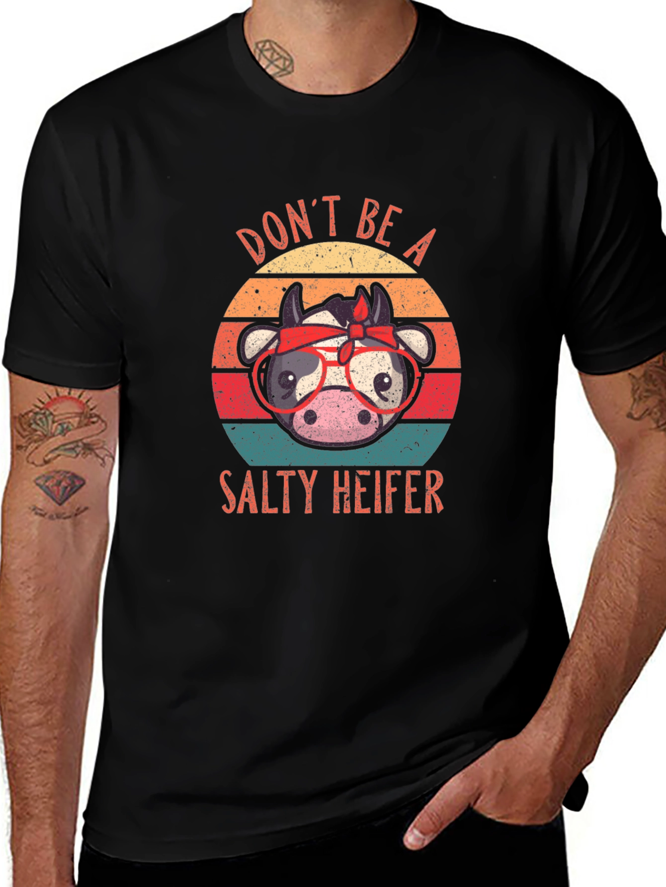 Salty Heifer T-Shirt - Funny Cow Tee