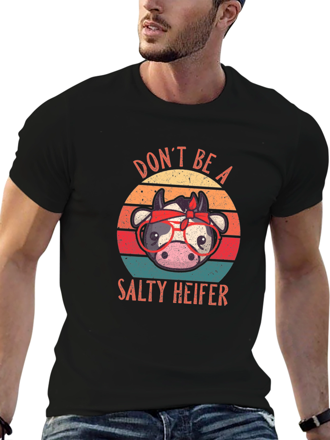 Salty Heifer T-Shirt - Funny Cow Tee