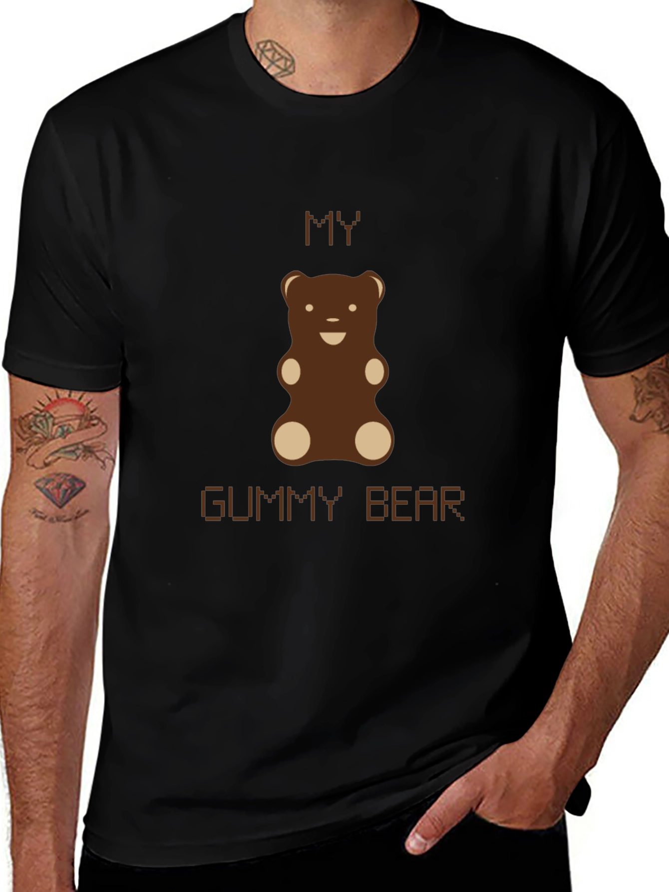 My Gummy Bear Black T-Shirt