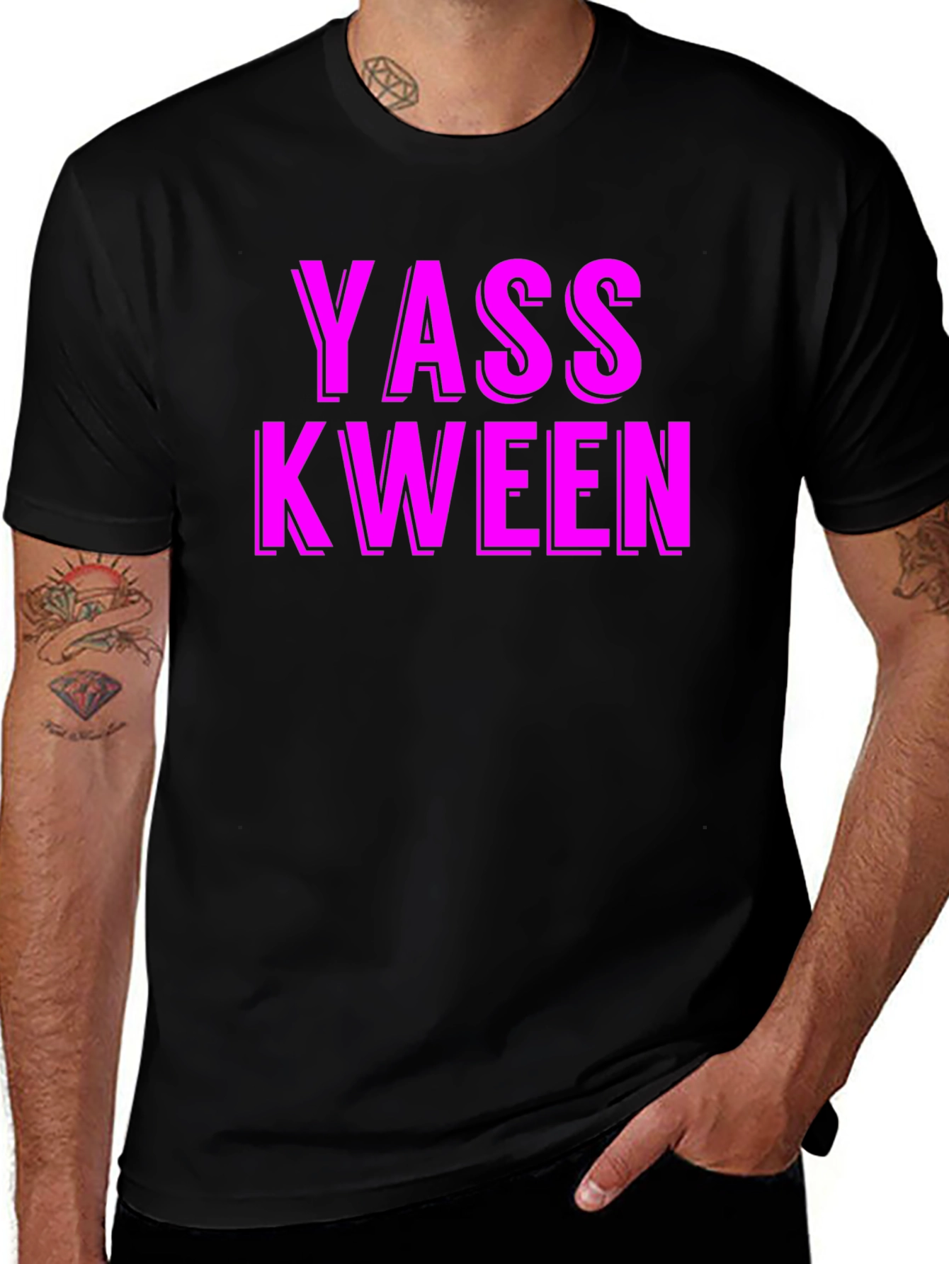 Yass Kween Graphic Tee - Black