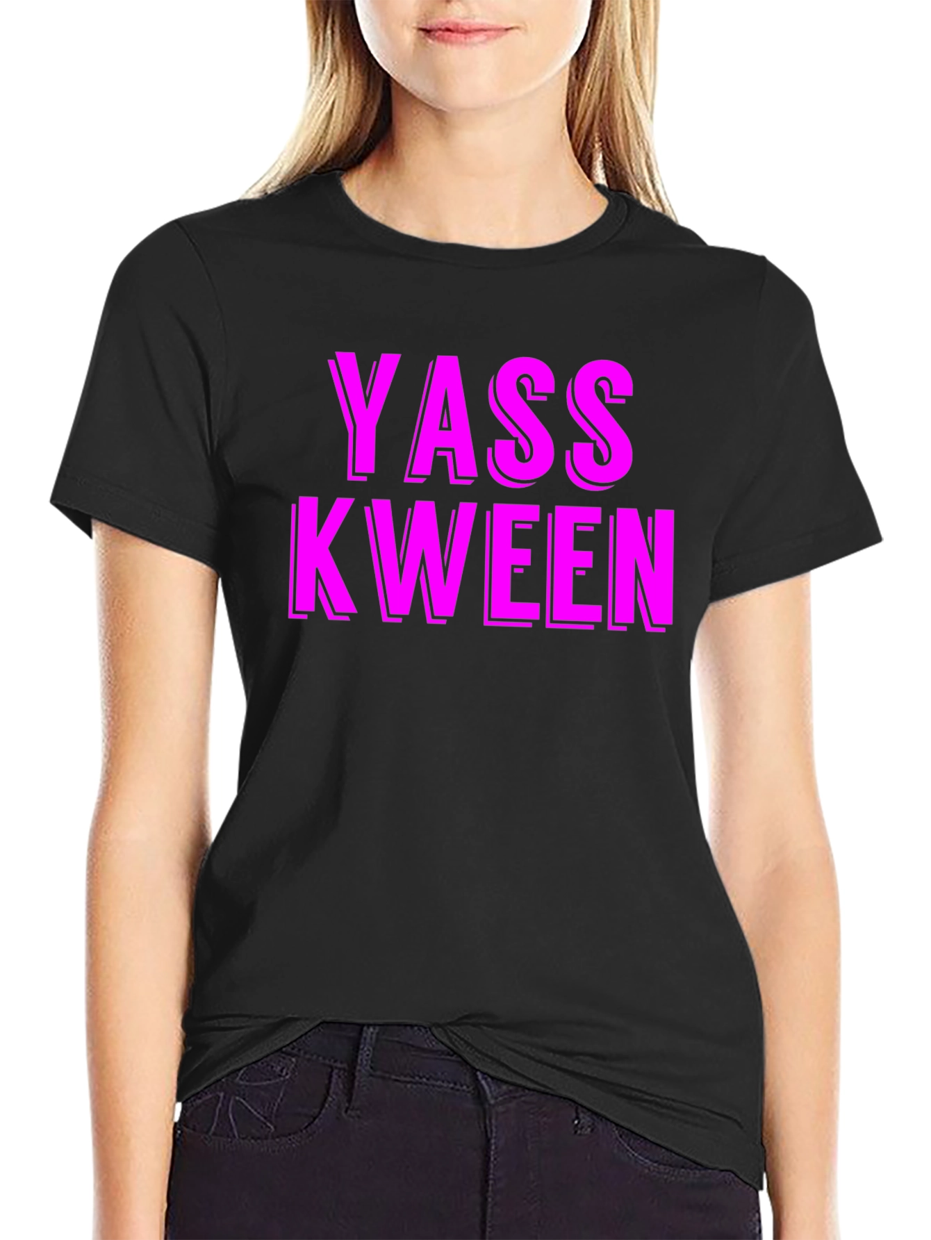 Yass Kween Graphic Tee - Black