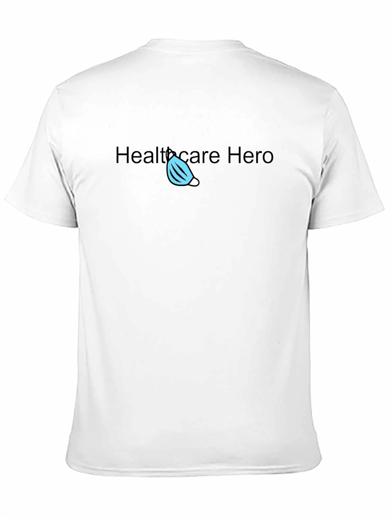 Healthcare Hero Graphic Tee - Black Crew Neck