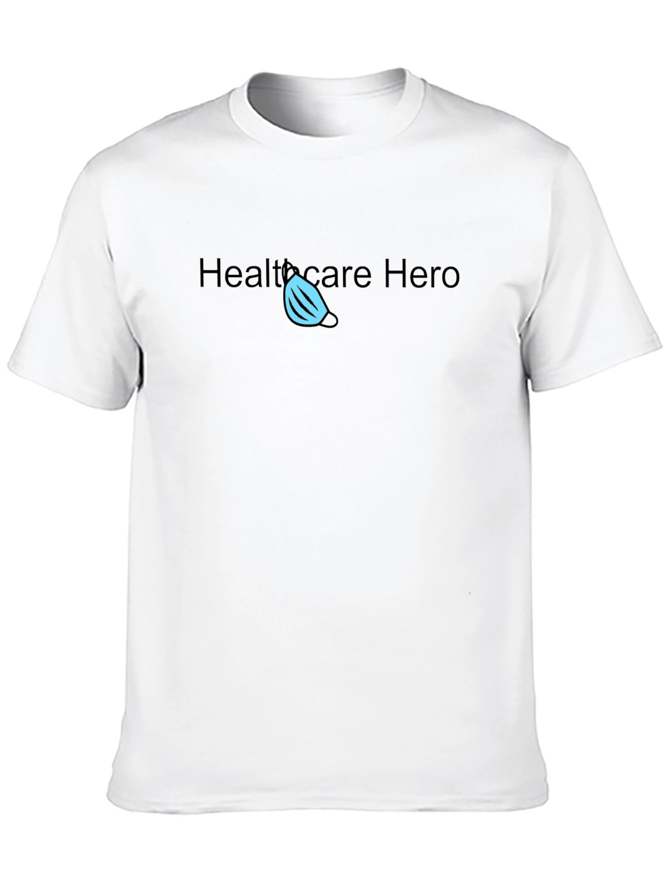 Healthcare Hero Graphic Tee - Black Crew Neck