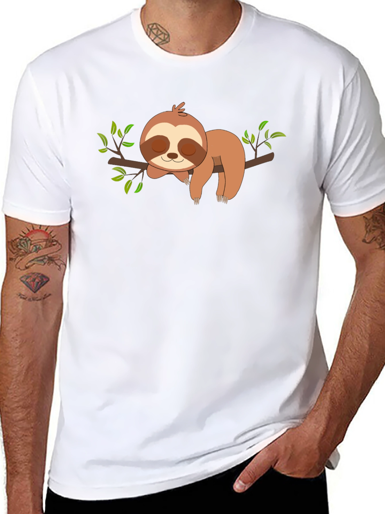 Cute Sloth T-Shirt - Relaxed Style