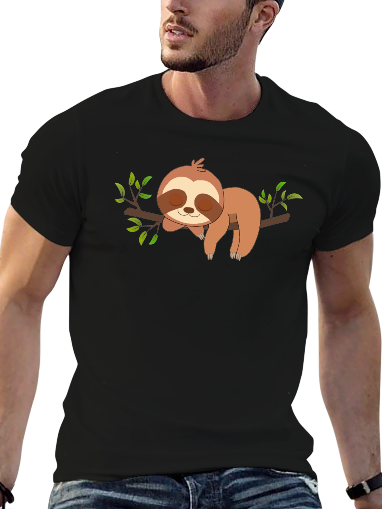 Cute Sloth T-Shirt - Relaxed Style