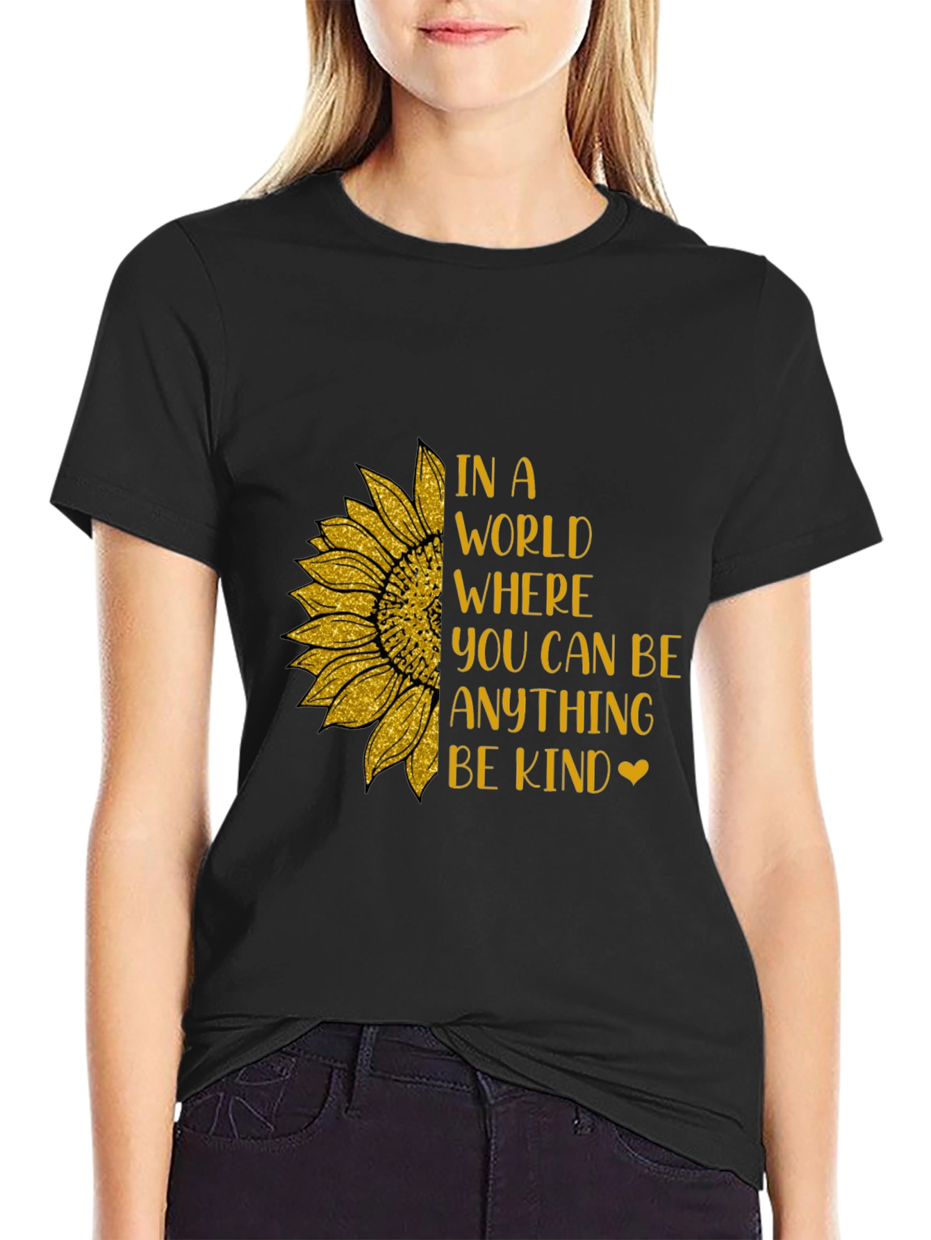 Kindness Sunflower Graphic Tee