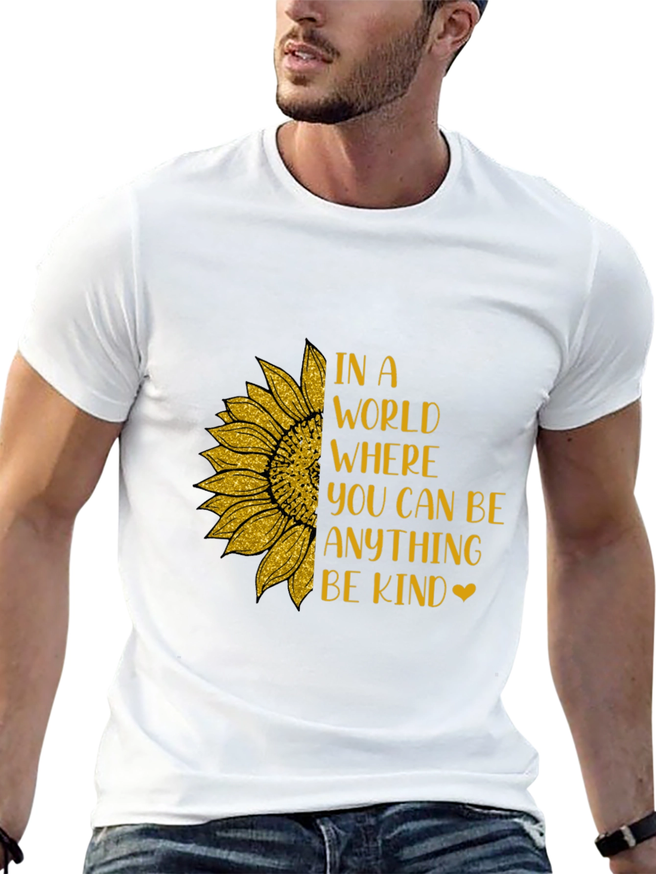 Kindness Sunflower Graphic Tee