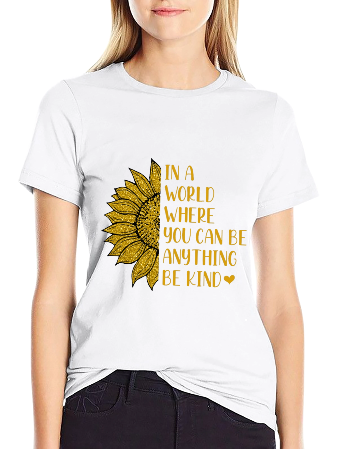 Kindness Sunflower Graphic Tee