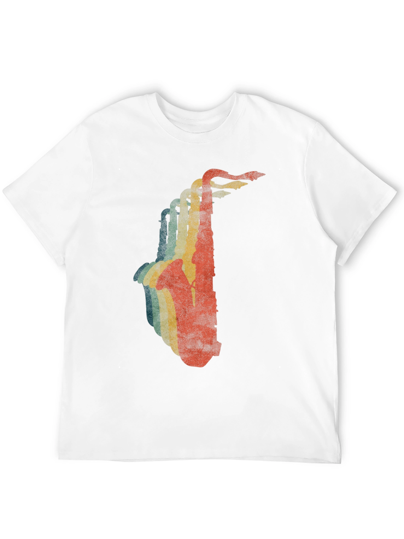 Retro Saxophone Graphic T-Shirt - Cool Music Lover Tee