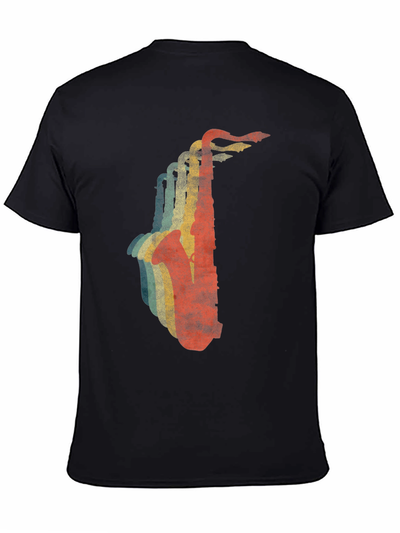 Retro Saxophone Graphic T-Shirt - Cool Music Lover Tee