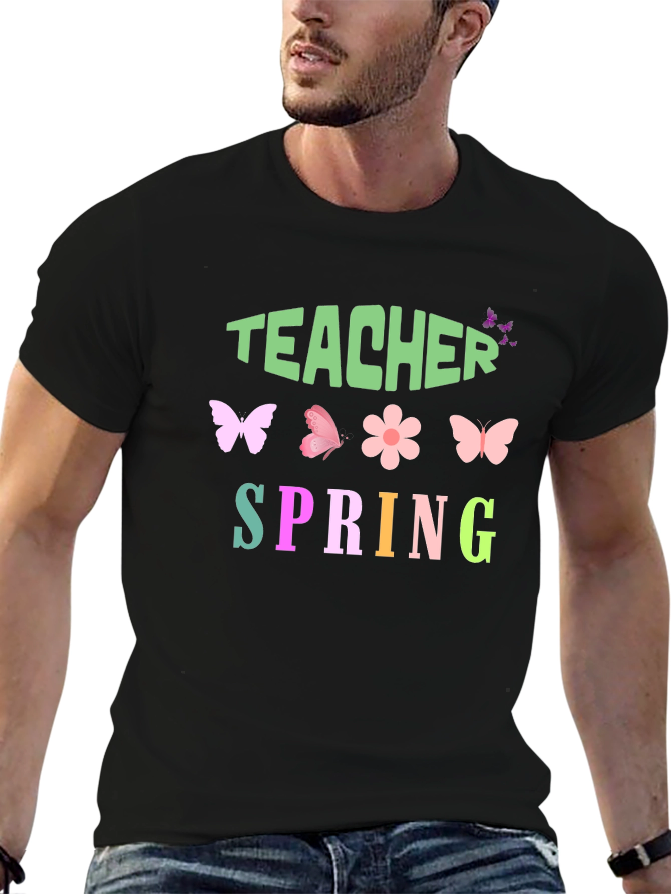 Teacher Spring Graphic T-Shirt
