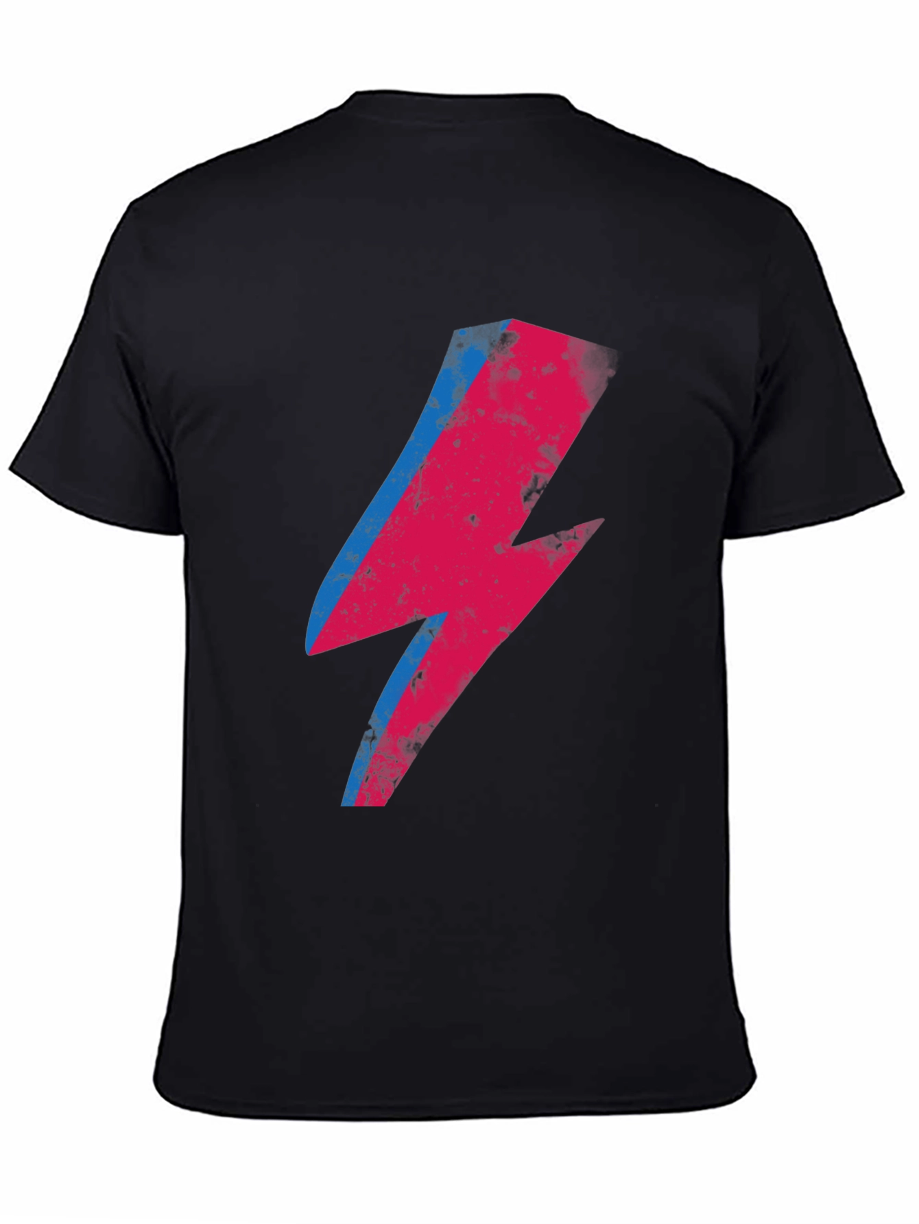 Ziggy Lightning Bolt Graphic Tee - Black