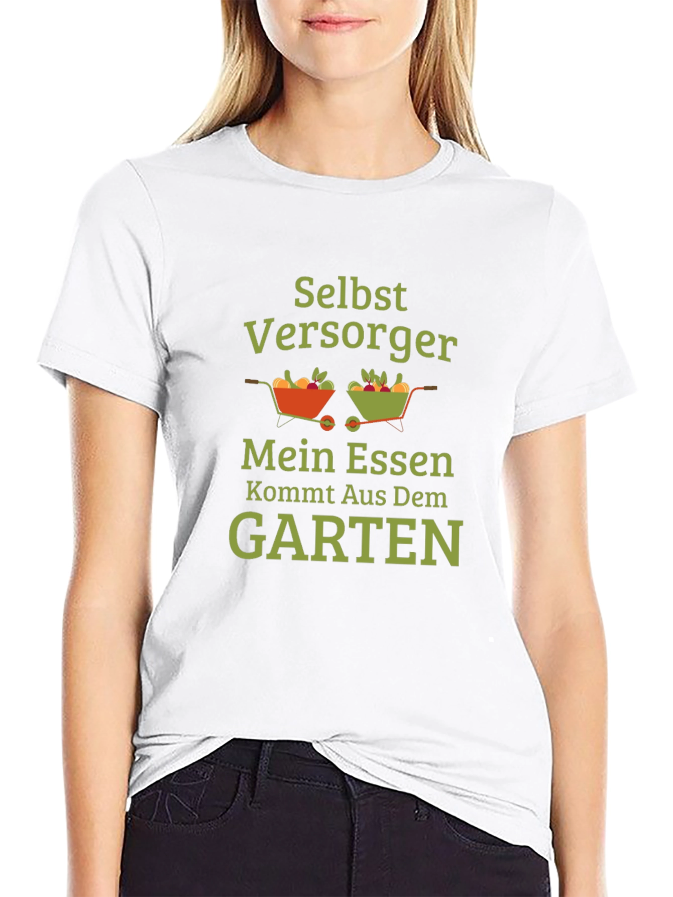 Selbstversorger Mein Essen Kommt Aus Dem Garten T-Shirt