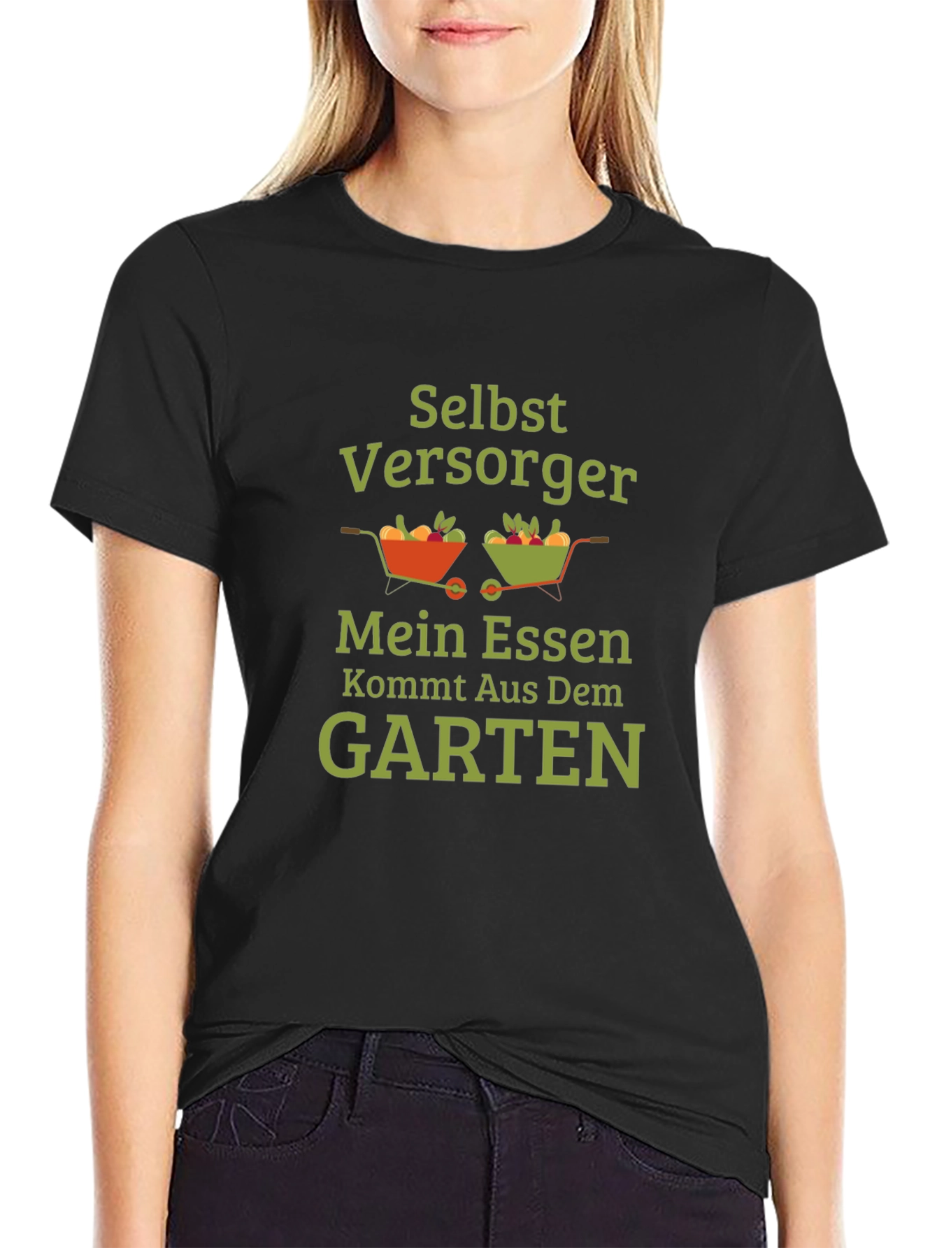 Selbstversorger Mein Essen Kommt Aus Dem Garten T-Shirt