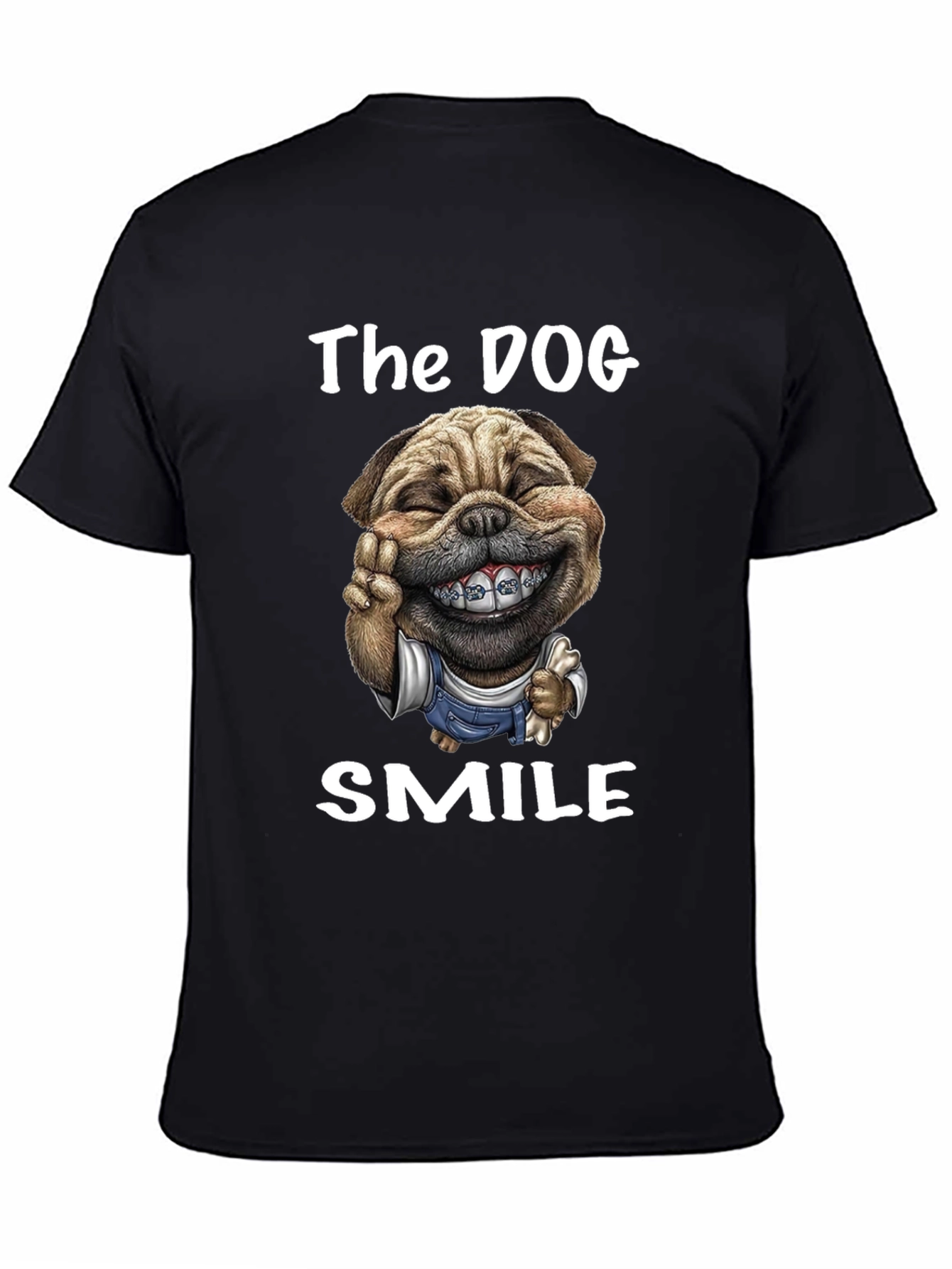 The Dog Smile Funny Graphic Tee