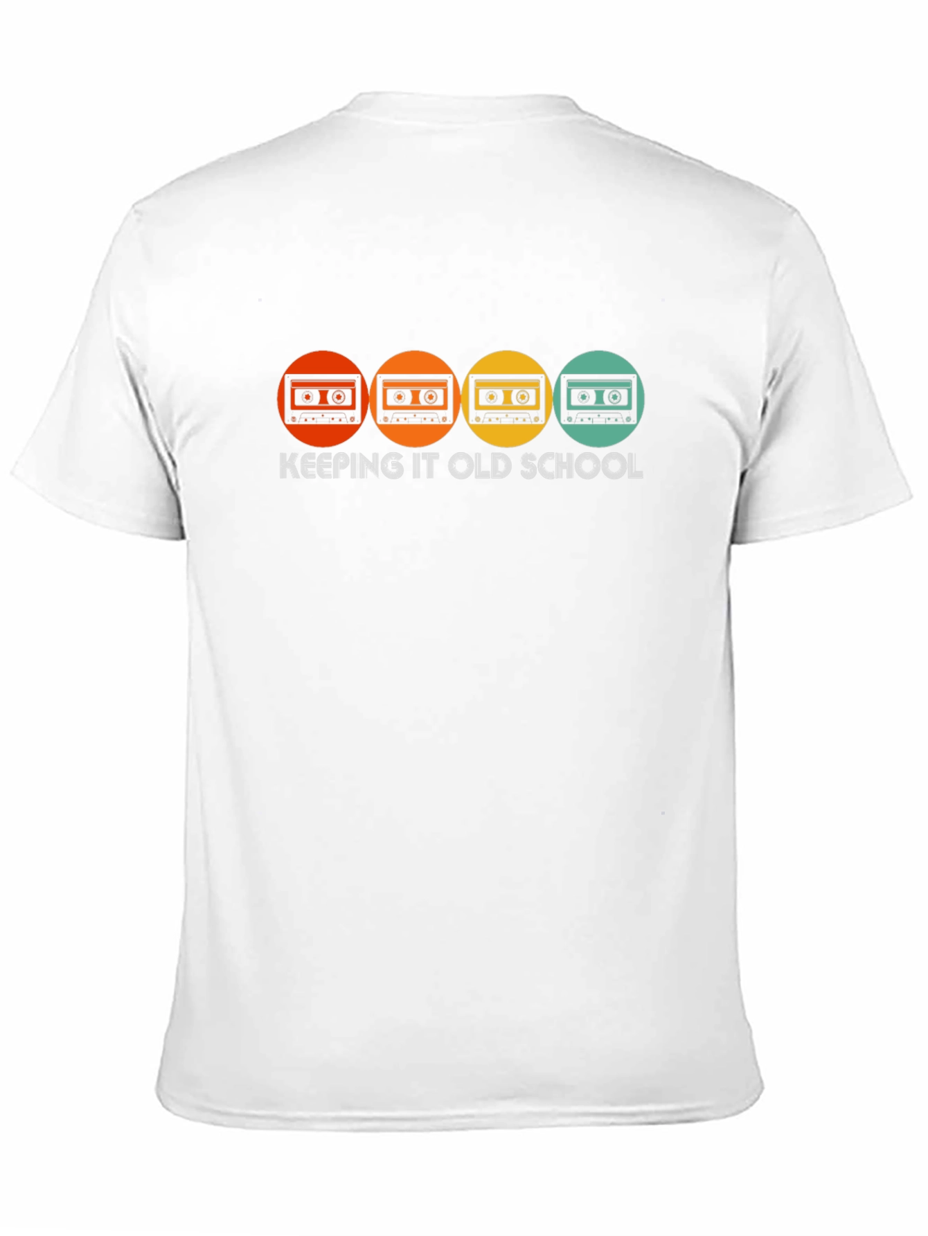 Keeping It Old School T-Shirt - Retro Cassette Design