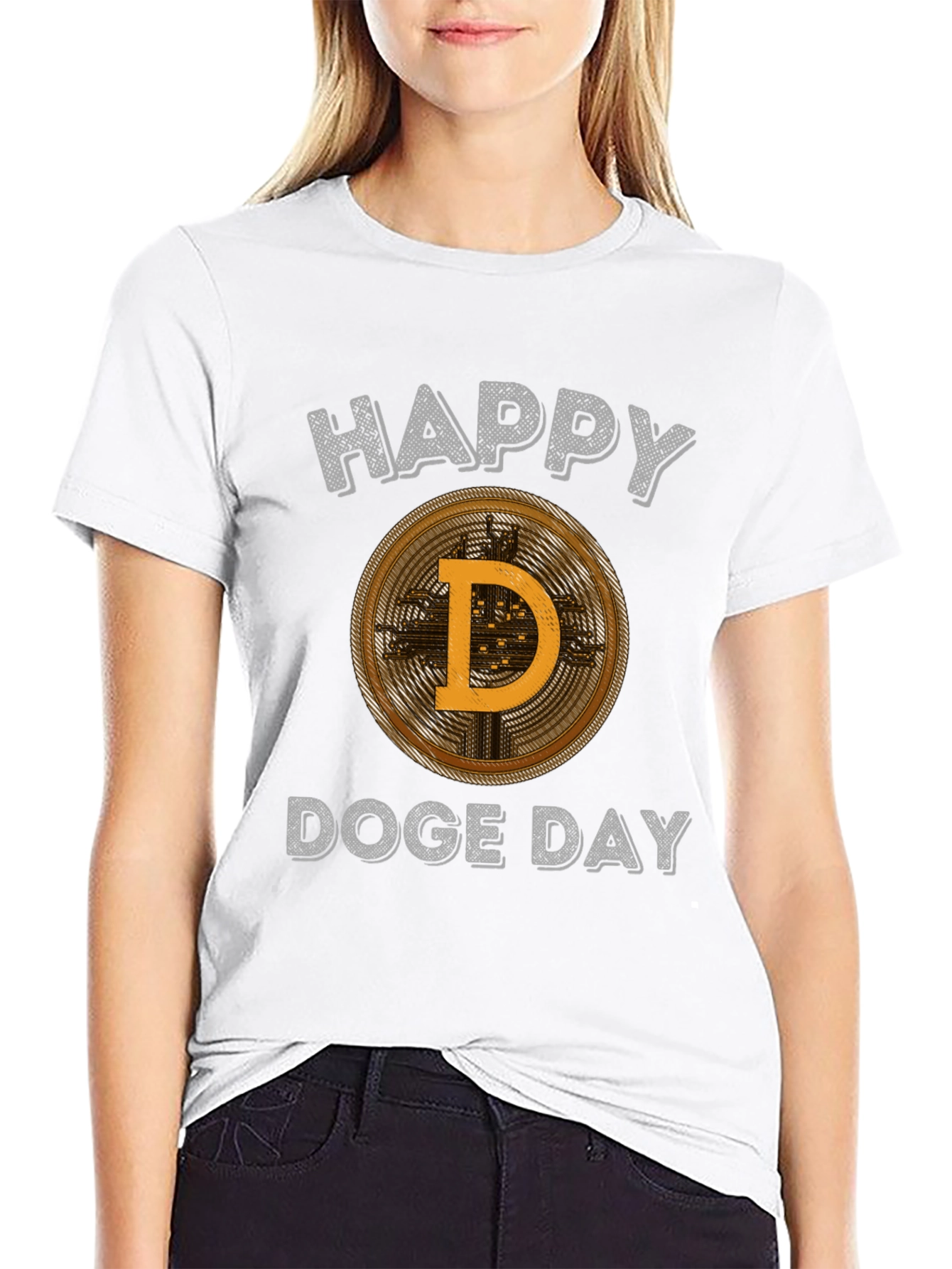 Happy Doge Day T-Shirt Crypto Lover Tee