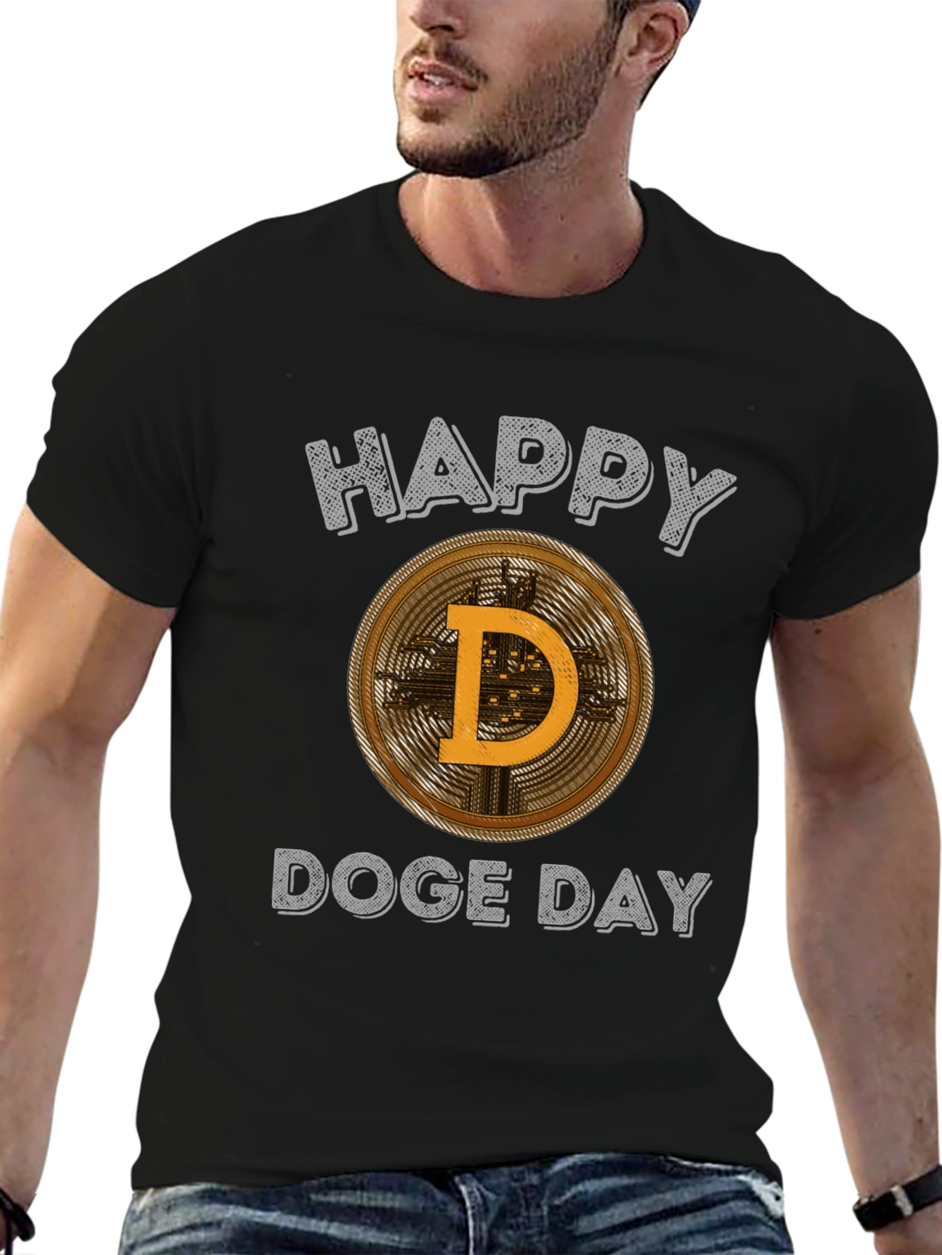Happy Doge Day T-Shirt Crypto Lover Tee
