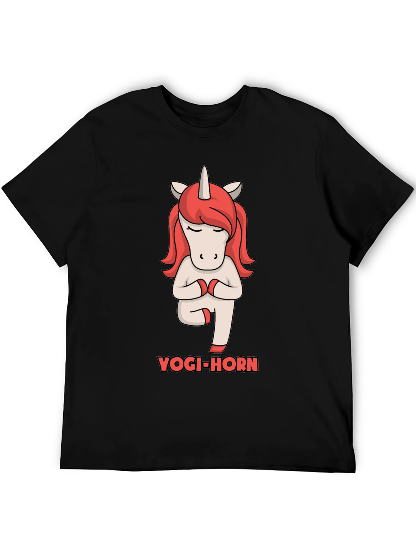 Yogi-Horn Unicorn Graphic T-Shirt
