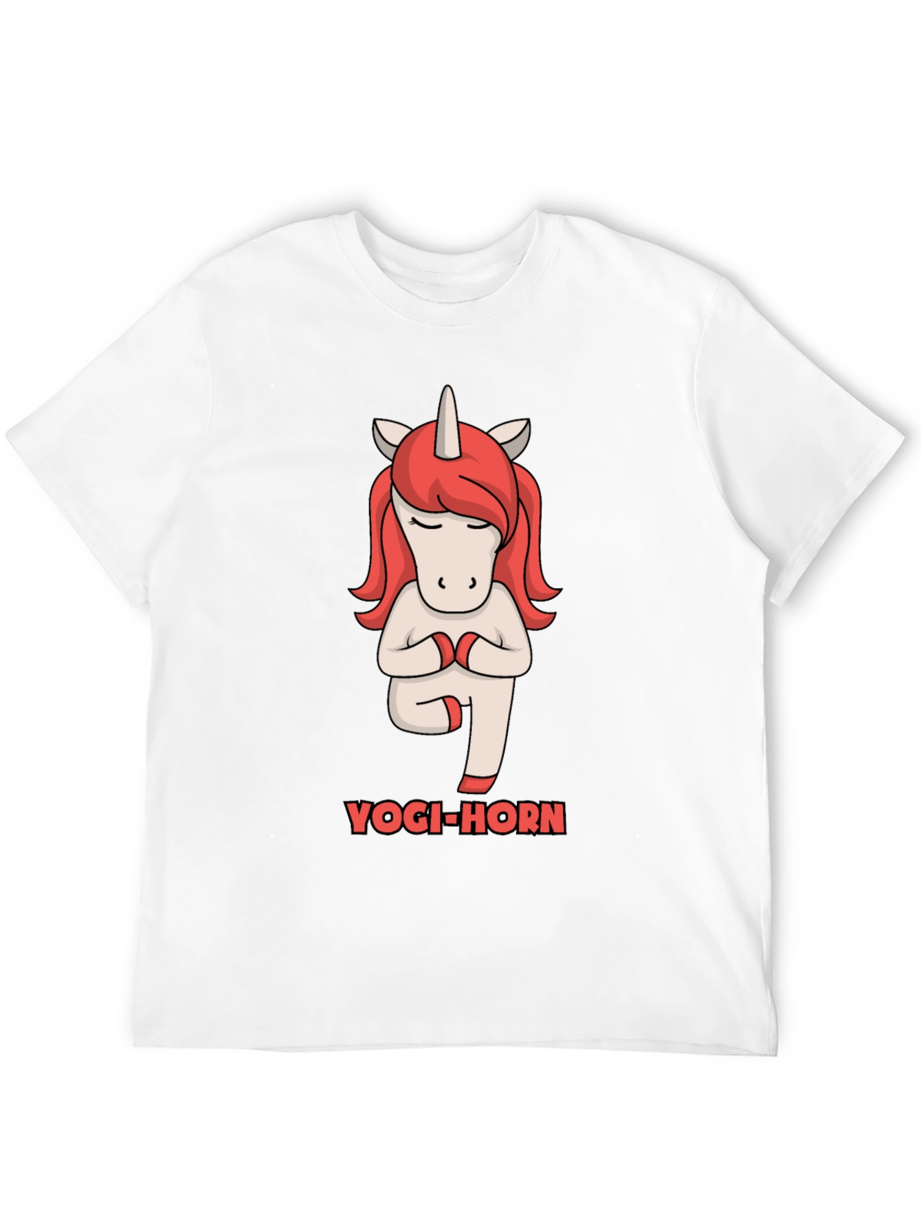 Yogi-Horn Unicorn Graphic T-Shirt