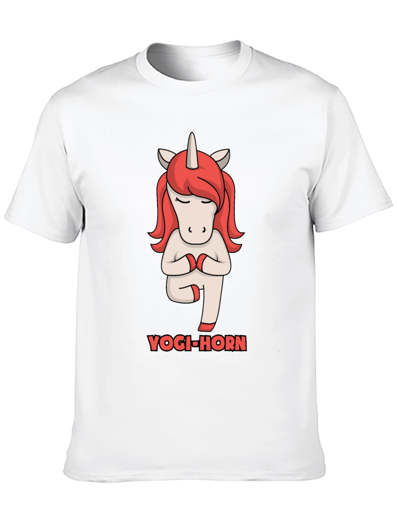 Yogi-Horn Unicorn Graphic T-Shirt