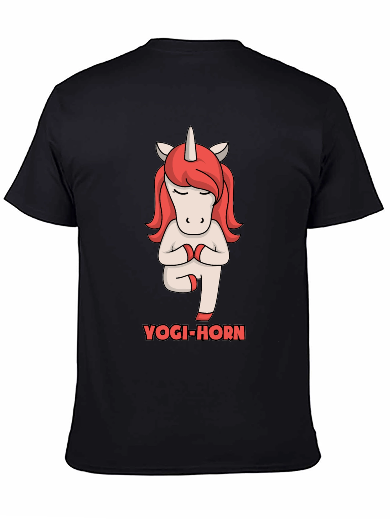 Yogi-Horn Unicorn Graphic T-Shirt