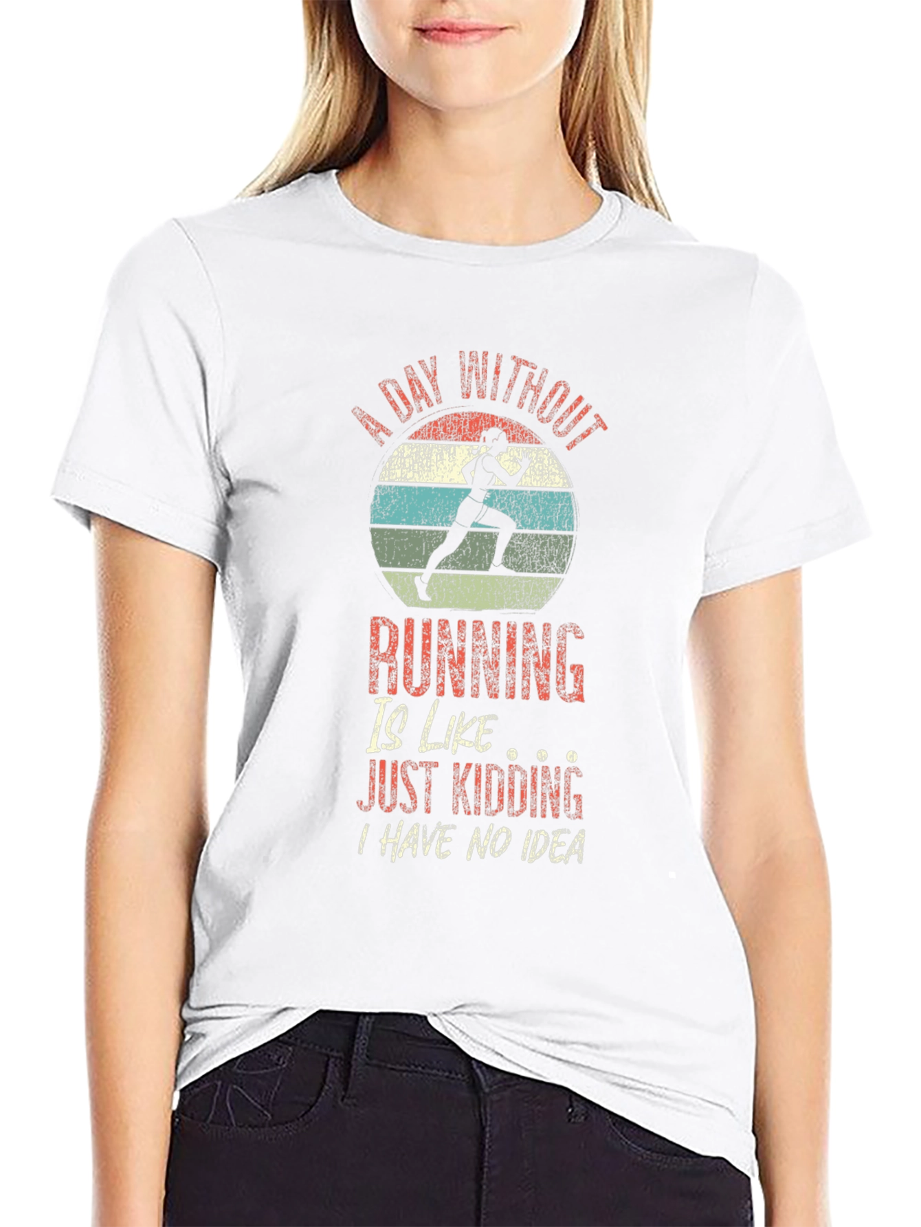 Running Humor T-Shirt - A Day Without Running