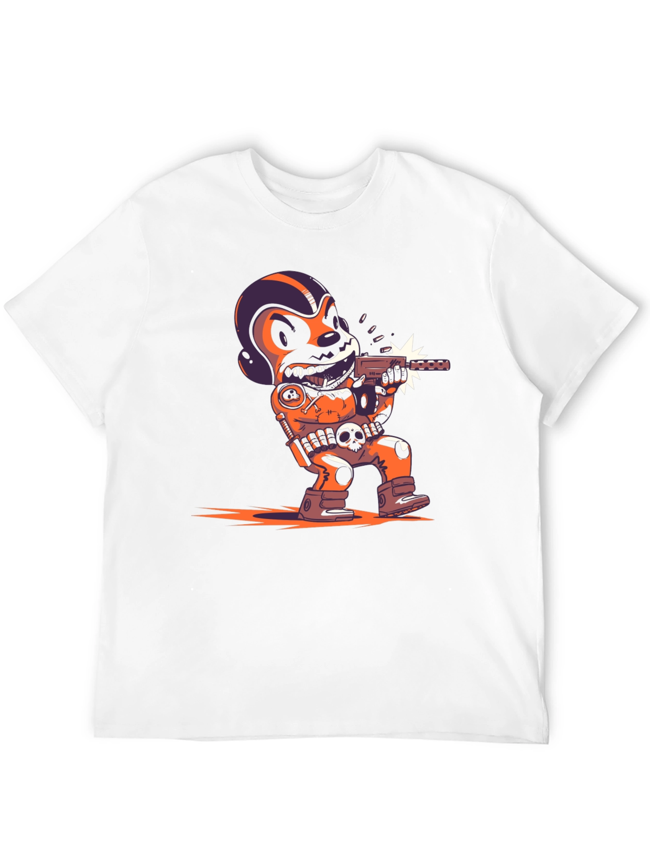 Skull Soldier Graphic T-Shirt