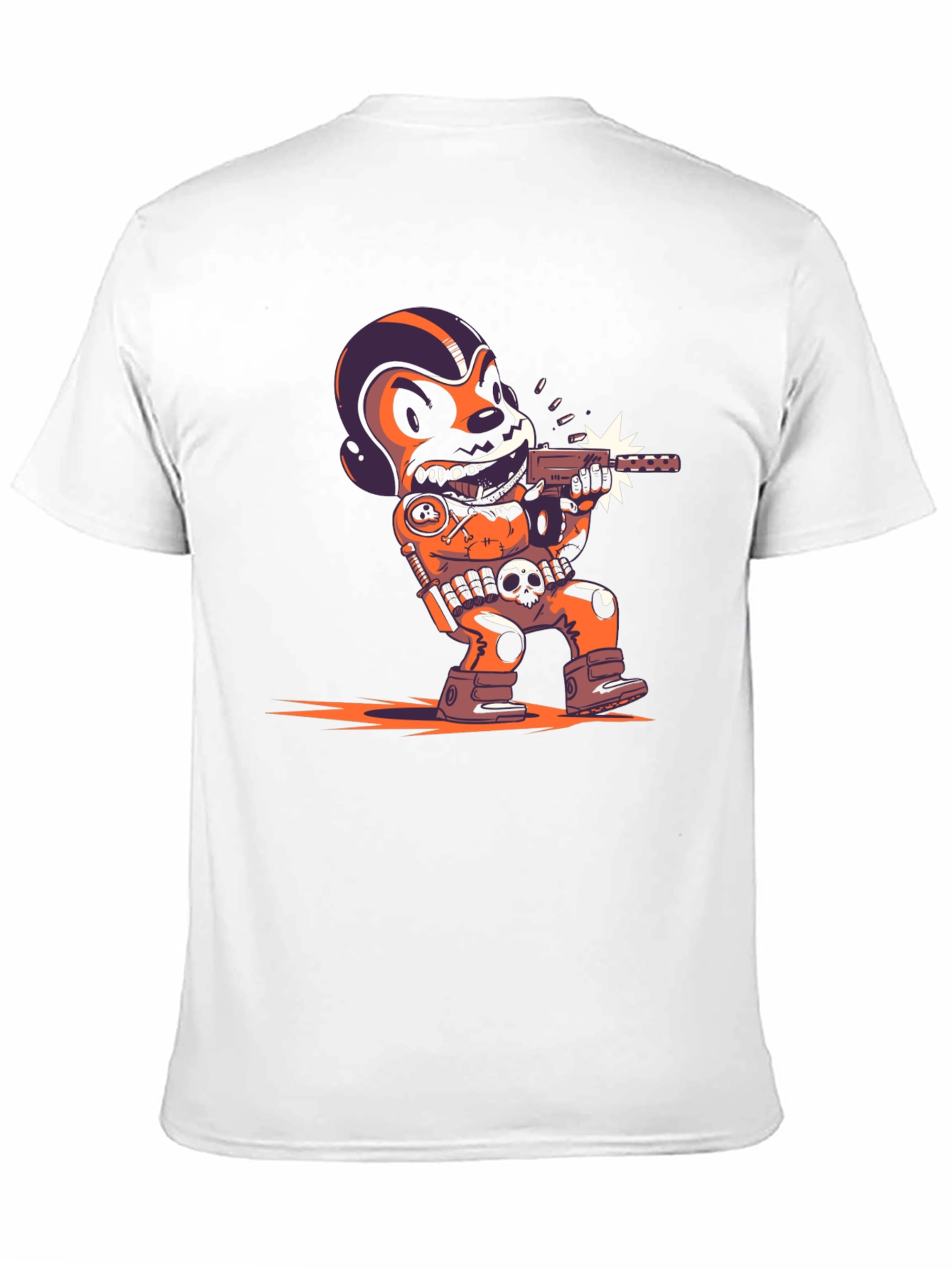 Skull Soldier Graphic T-Shirt