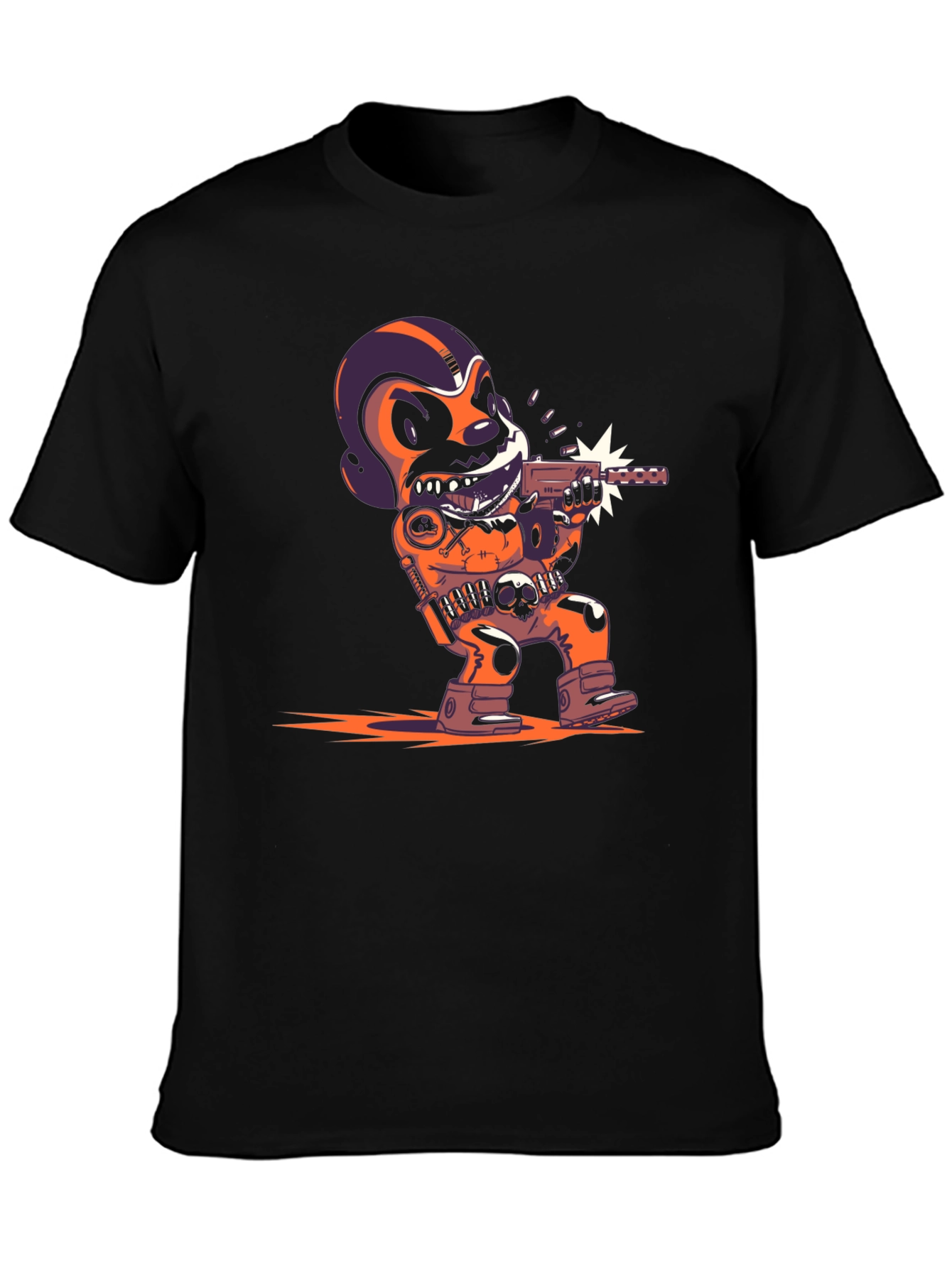 Skull Soldier Graphic T-Shirt