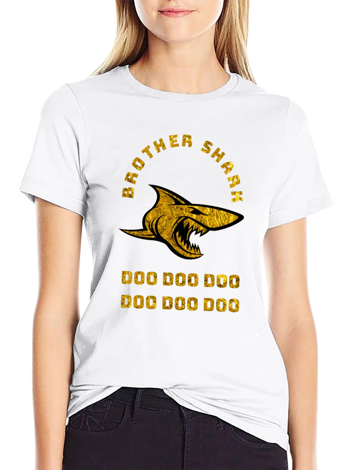 Brother Shark Doo Doo Doo Graphic T-Shirt