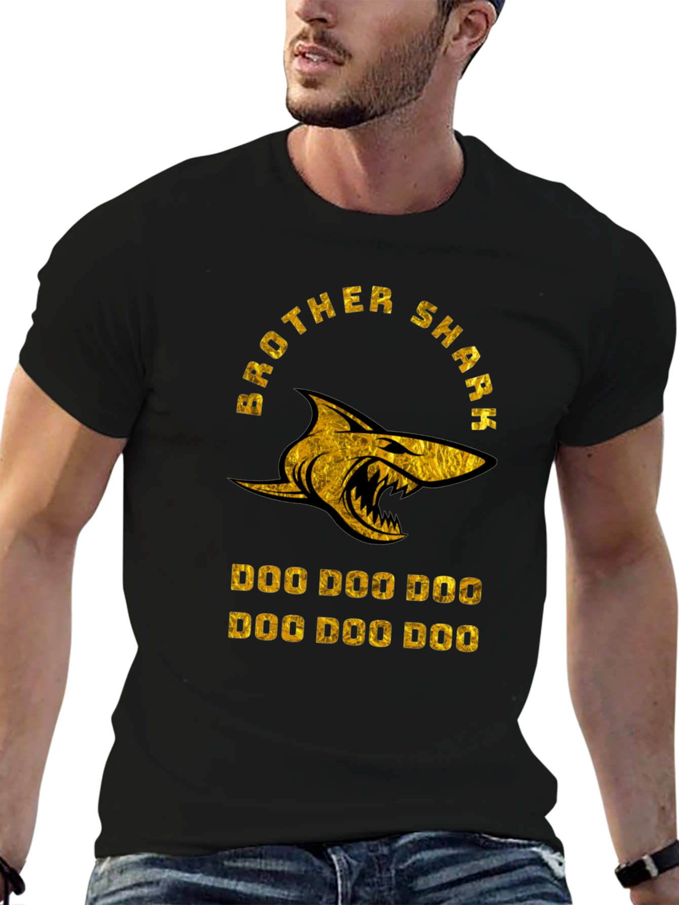 Brother Shark Doo Doo Doo Graphic T-Shirt