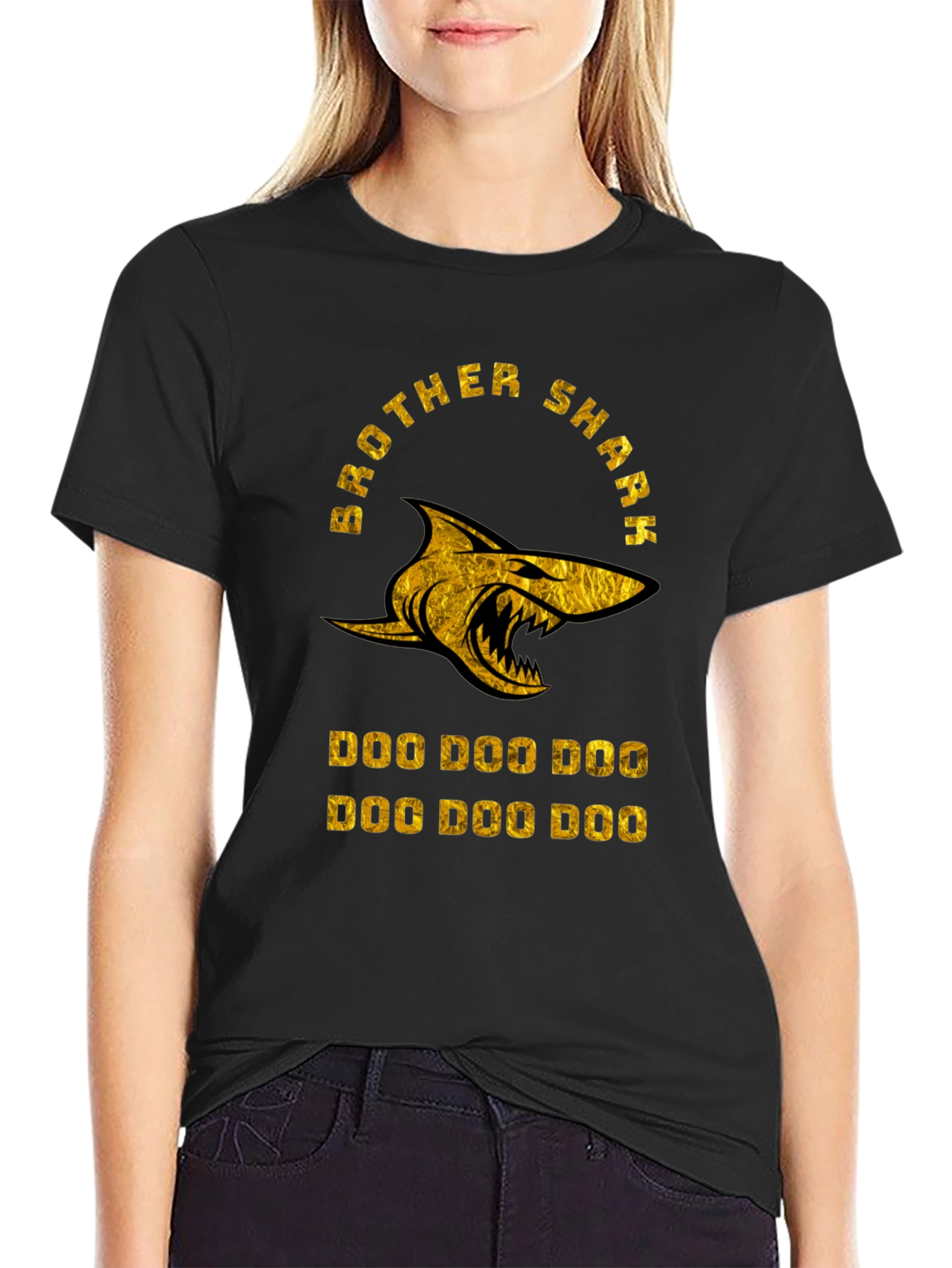 Brother Shark Doo Doo Doo Graphic T-Shirt