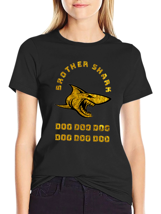 Brother Shark Doo Doo Doo Graphic T-Shirt