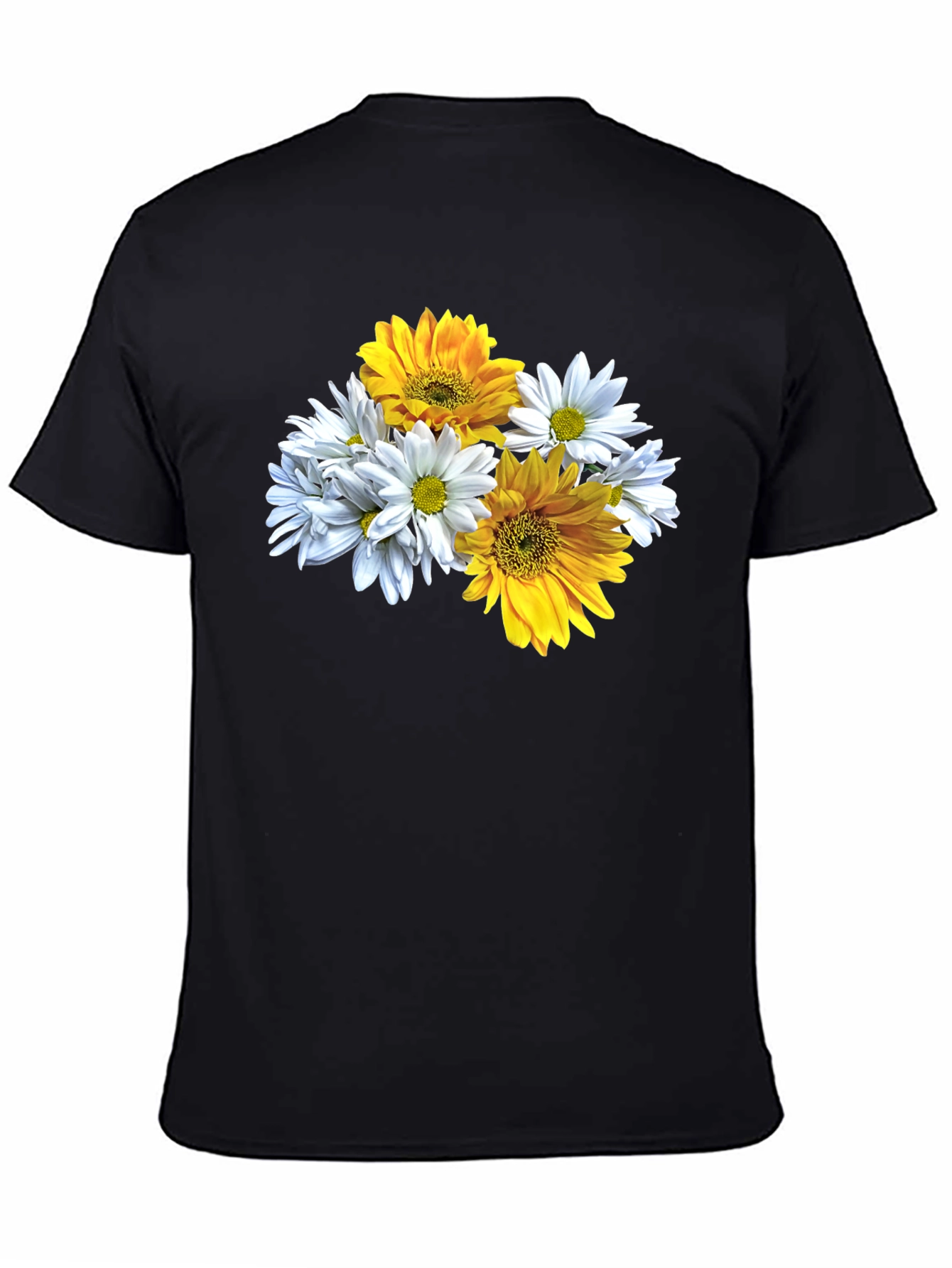 Floral Graphic Tee - Daisy & Sunflower Print