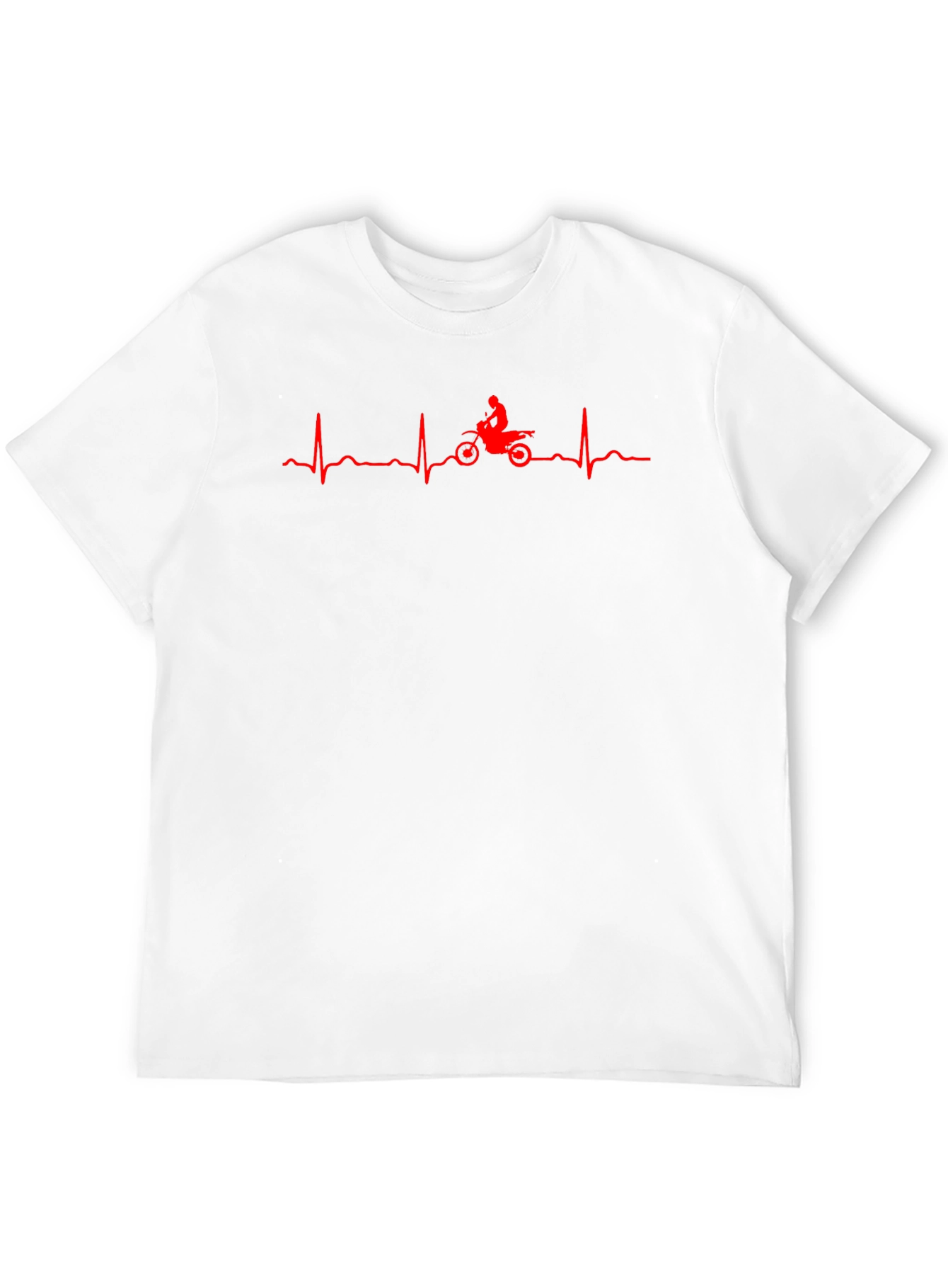 Motorcycle Heartbeat T-Shirt - Biker Life