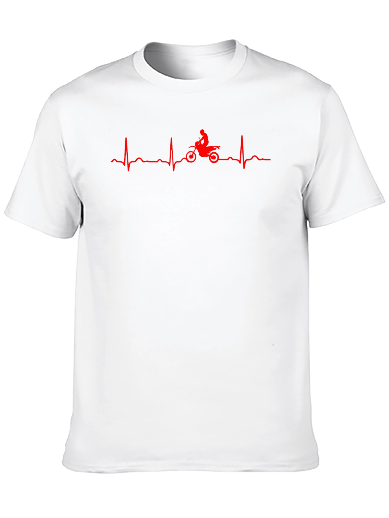 Motorcycle Heartbeat T-Shirt - Biker Life