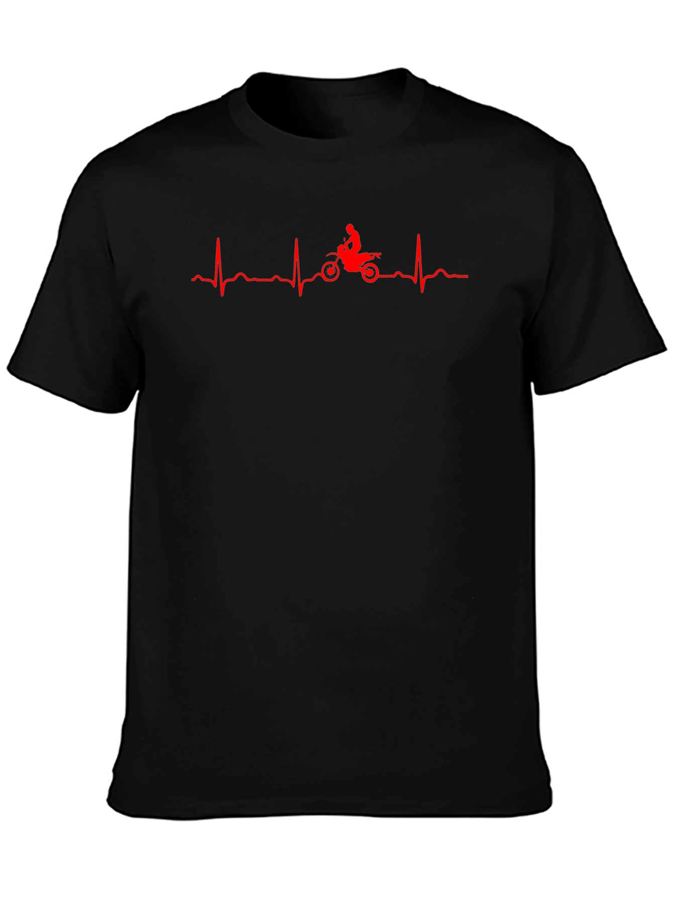 Motorcycle Heartbeat T-Shirt - Biker Life