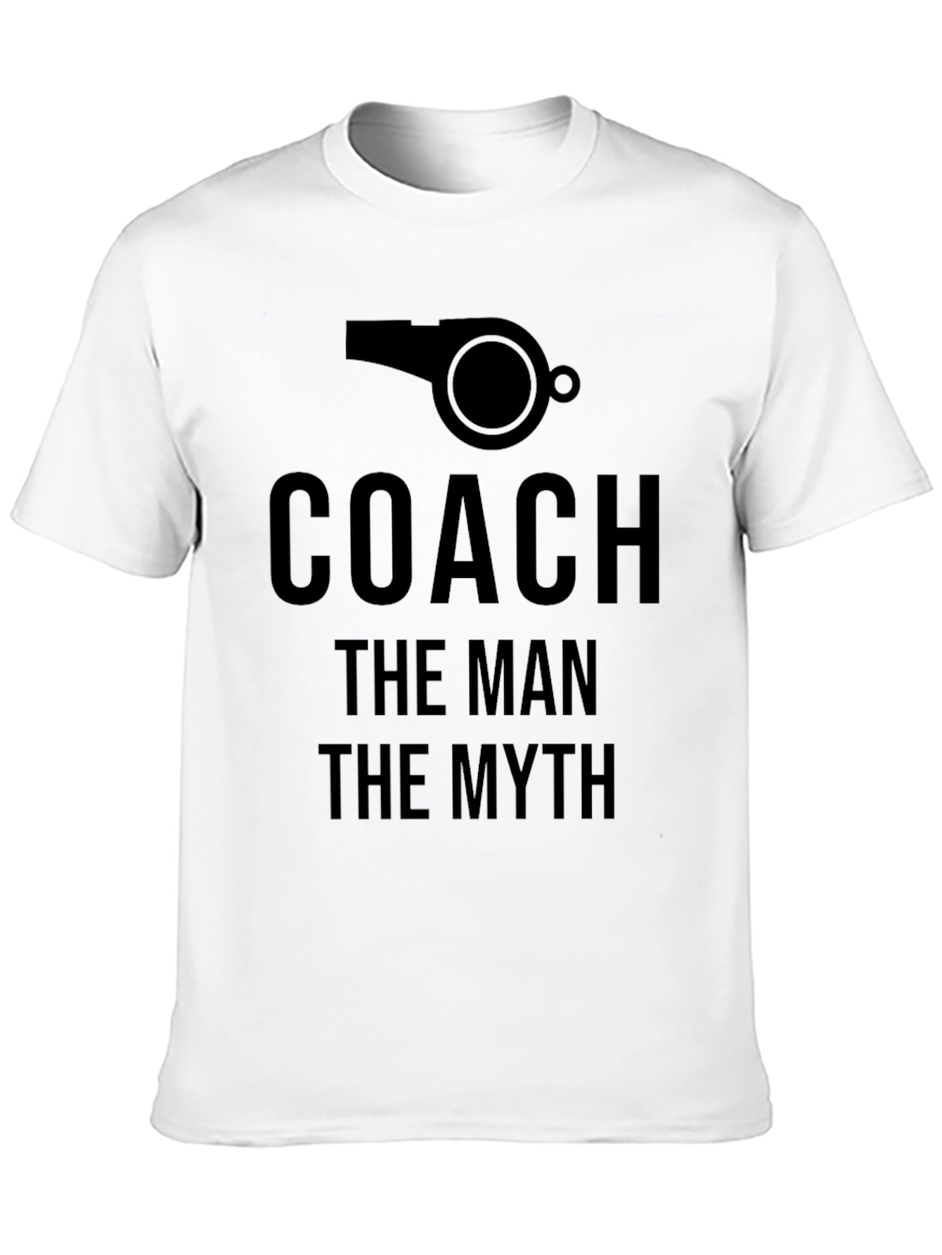 Coach: The Man The Myth Black T-Shirt