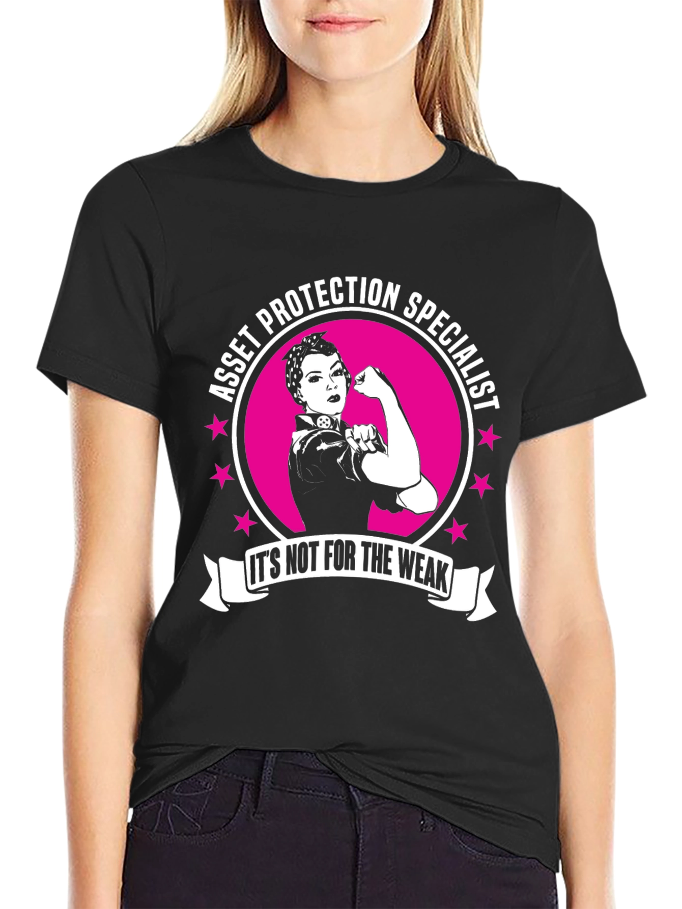Asset Protection Specialist Strong Woman T-Shirt