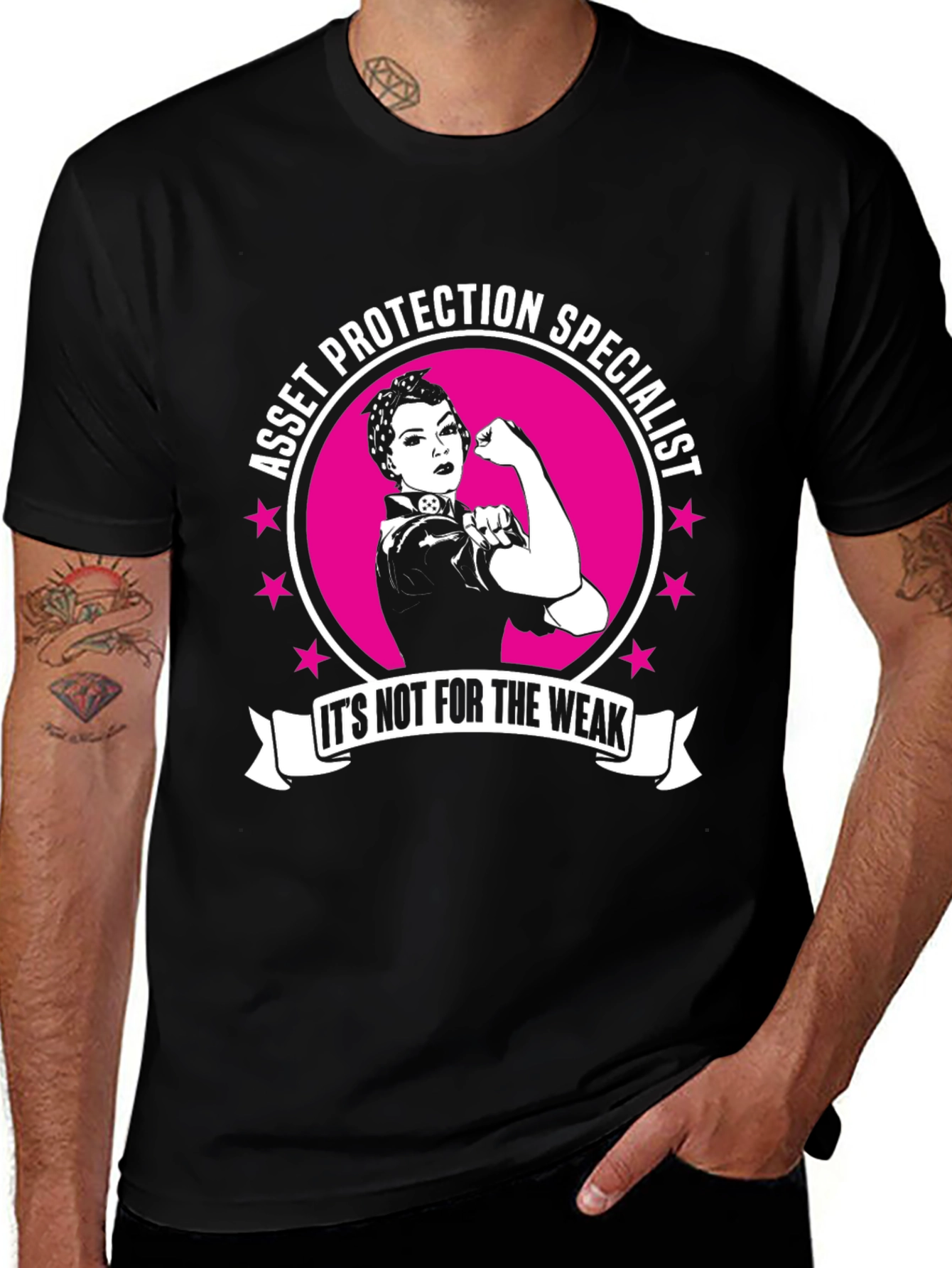 Asset Protection Specialist Strong Woman T-Shirt